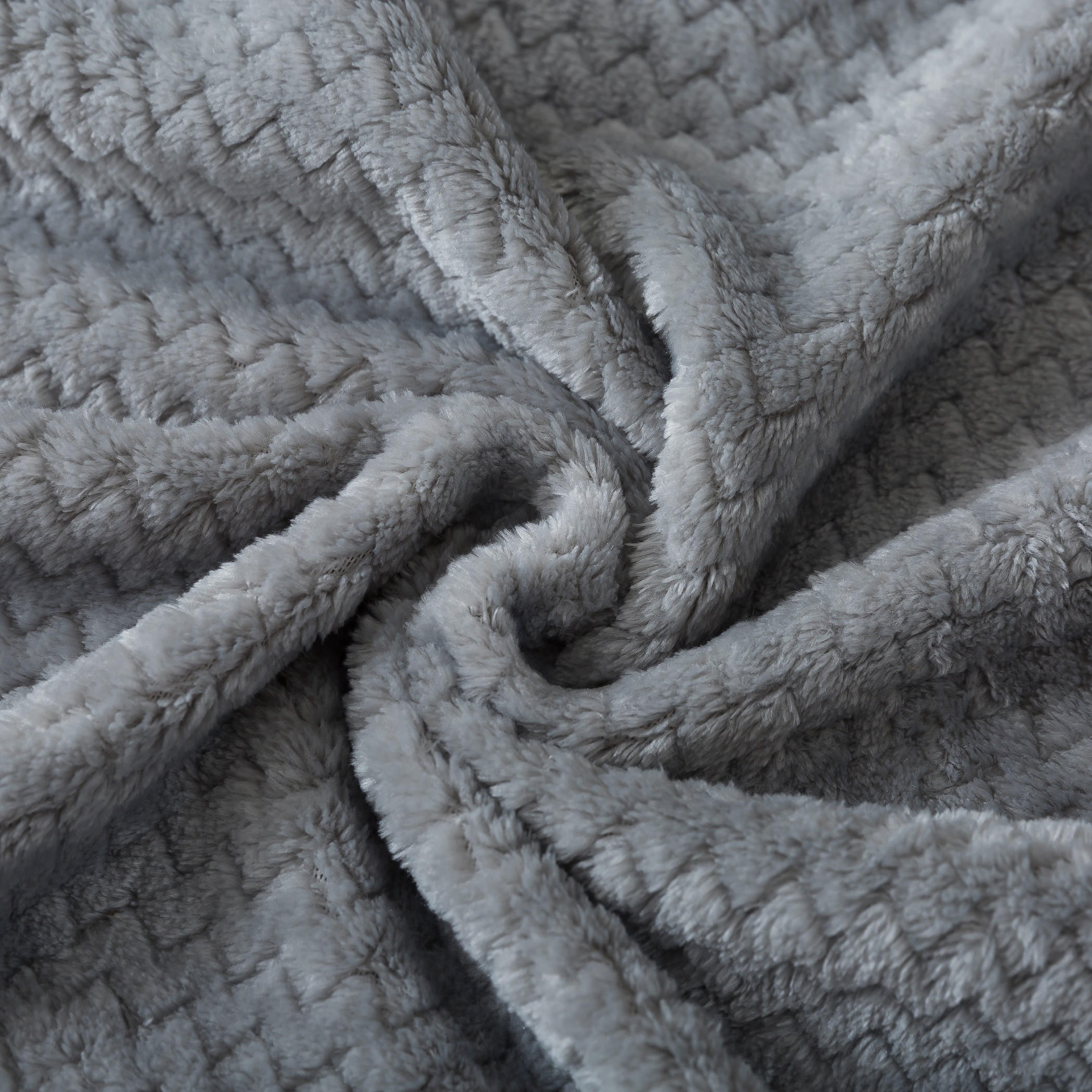Karleen Decor Jacquard Blanket Plush Grey-household-bedding-blankets-image-8