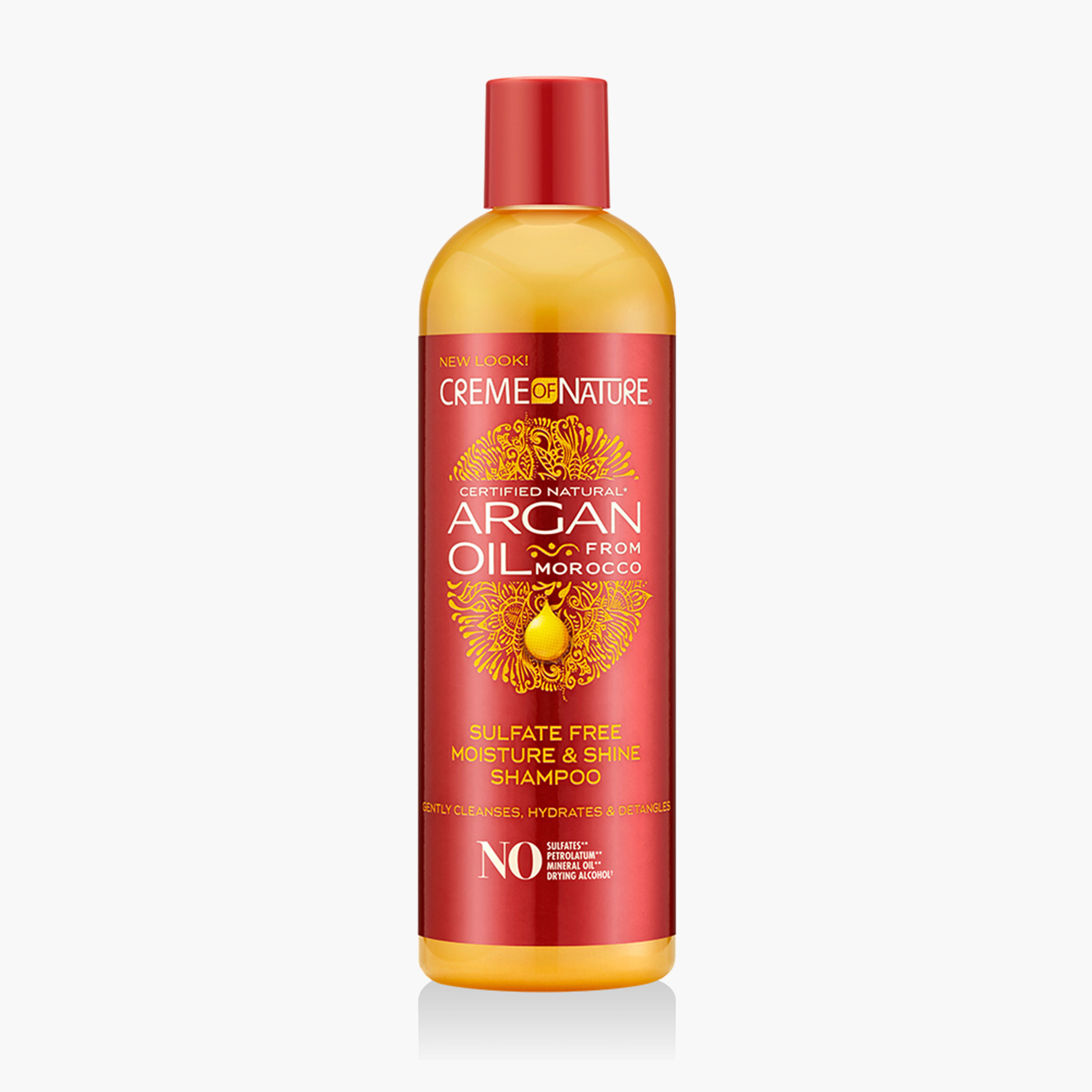 شامبو بزيت الأرجان خالٍ من الكبريتات للترطيب واللمعان من كريم أوف نيتشر- 354 مل-beautyandpersonalcare-hair-haircare-shampoos-image-1