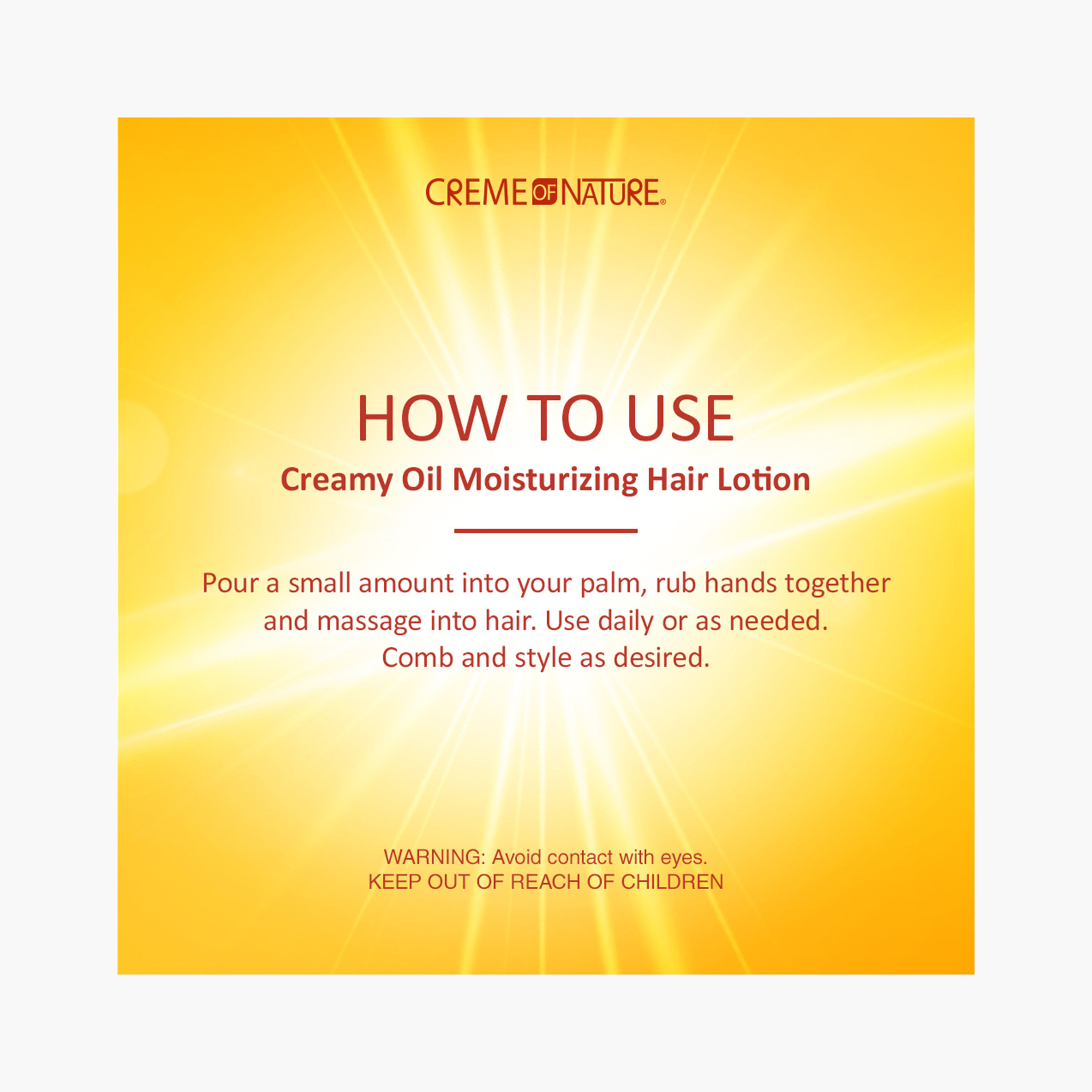 لوشن كريمي زيتي مرطب للشعر بزيت الأرجان من كريم أوف نيتشر - 250 مل-beautyandpersonalcare-hair-haircare-hairmasksandcreams-image-3