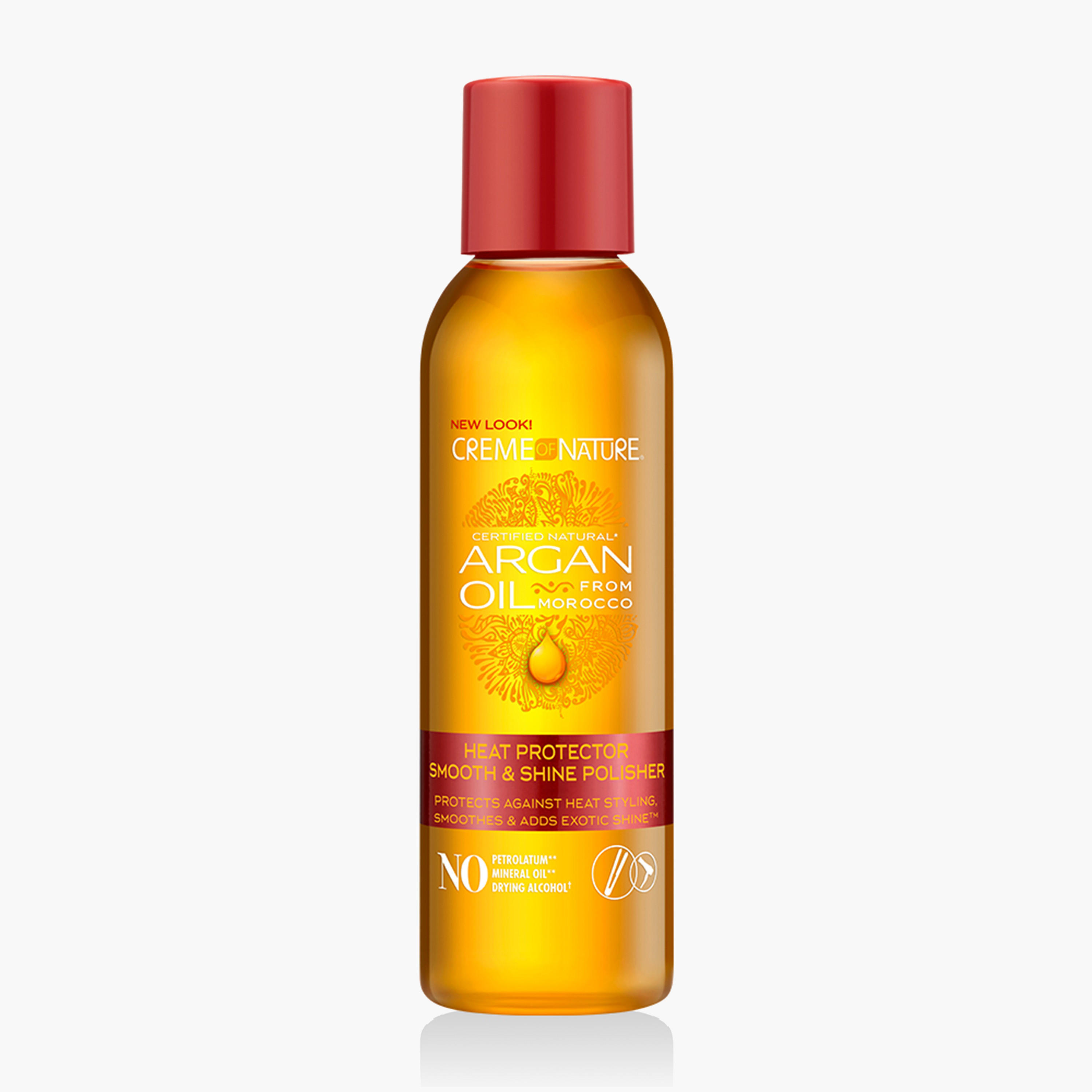 Creme Of Nature RV CON Argan Oil Heat Protector Smooth and Shine Polisher - 118 ml-beautyandpersonalcare-hair-hairstyling-hairsprays-image-1