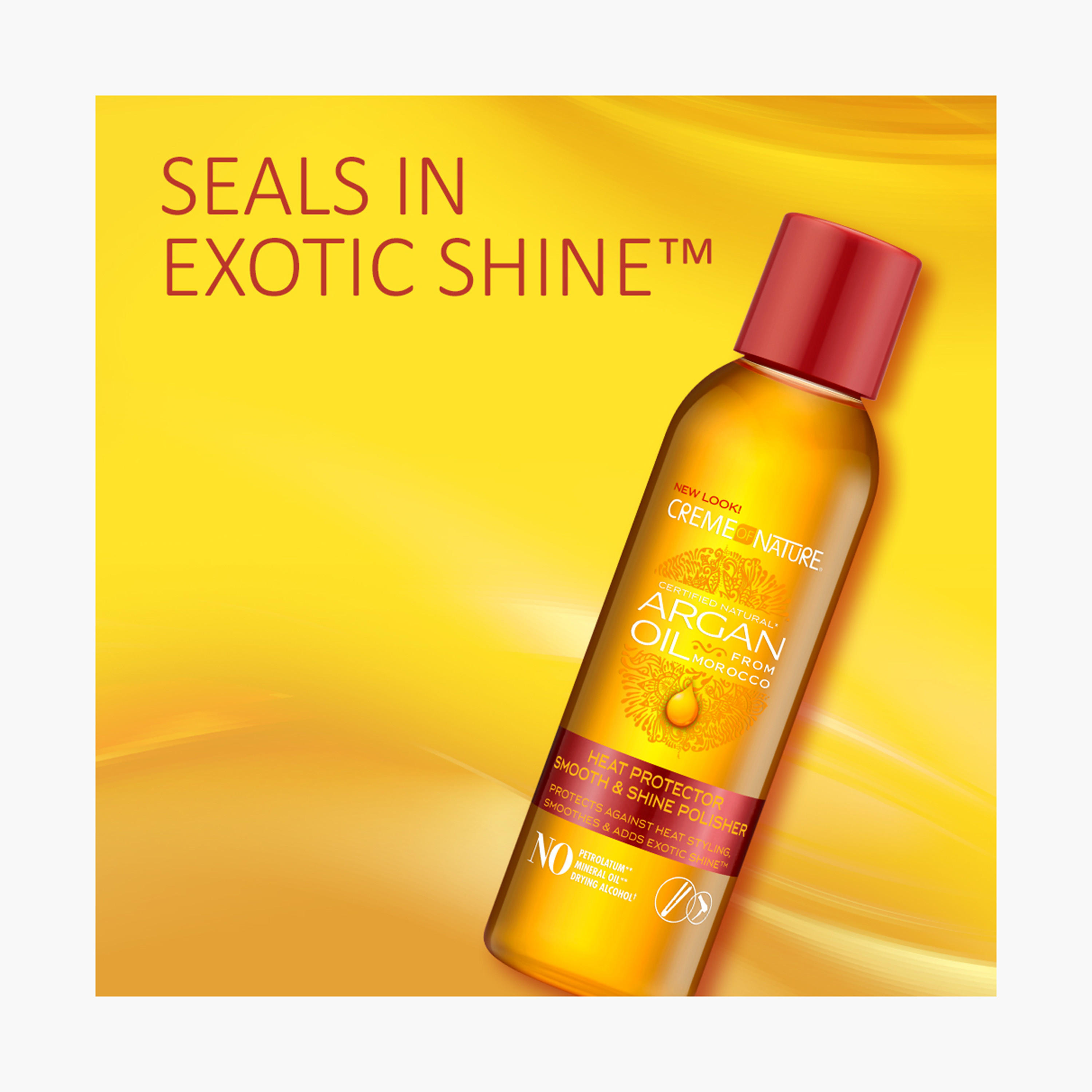 Creme Of Nature RV CON Argan Oil Heat Protector Smooth and Shine Polisher - 118 ml-beautyandpersonalcare-hair-hairstyling-hairsprays-image-2