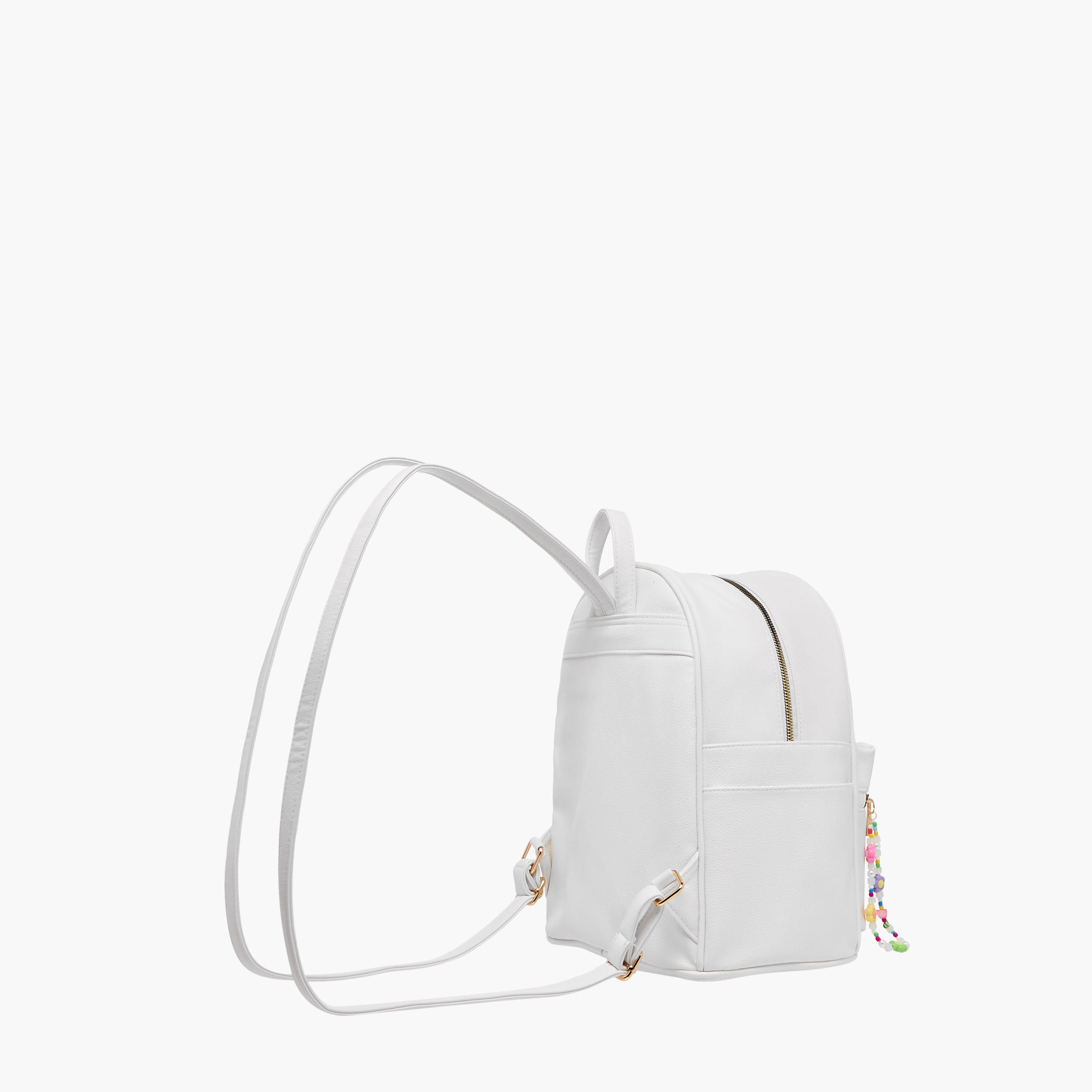 Mistotes Charm Accent Backpack with Adjustable Shoulder Straps-women-bagsandwallets-backpacks-image-4
