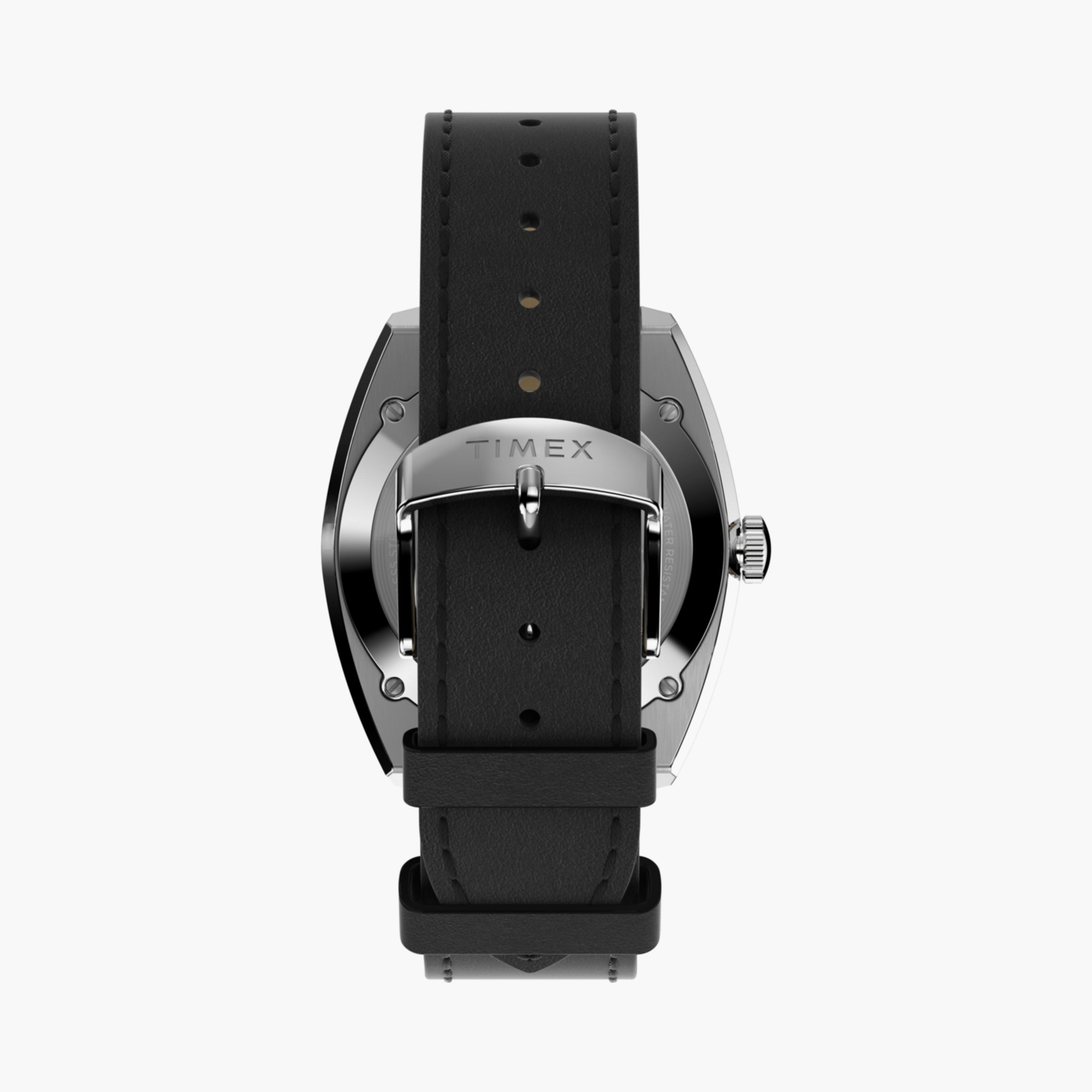 Timex Men's 39 MM Black Automatic Leather Watch | TW2V62100-men-watchesandjewellery-watches-image-3