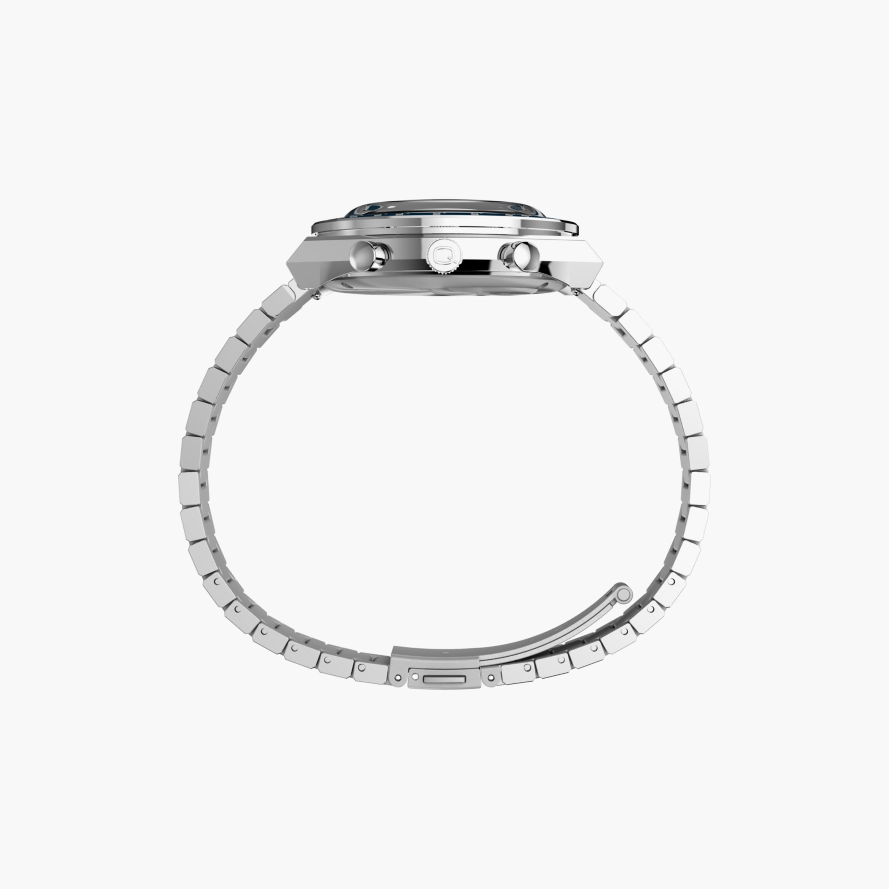 تايمكس ساعة يد رجالية 40 مم فضية كرونوغراف ستانلس ستيل | TW2W51600-men-watchesandjewellery-watches-image-2