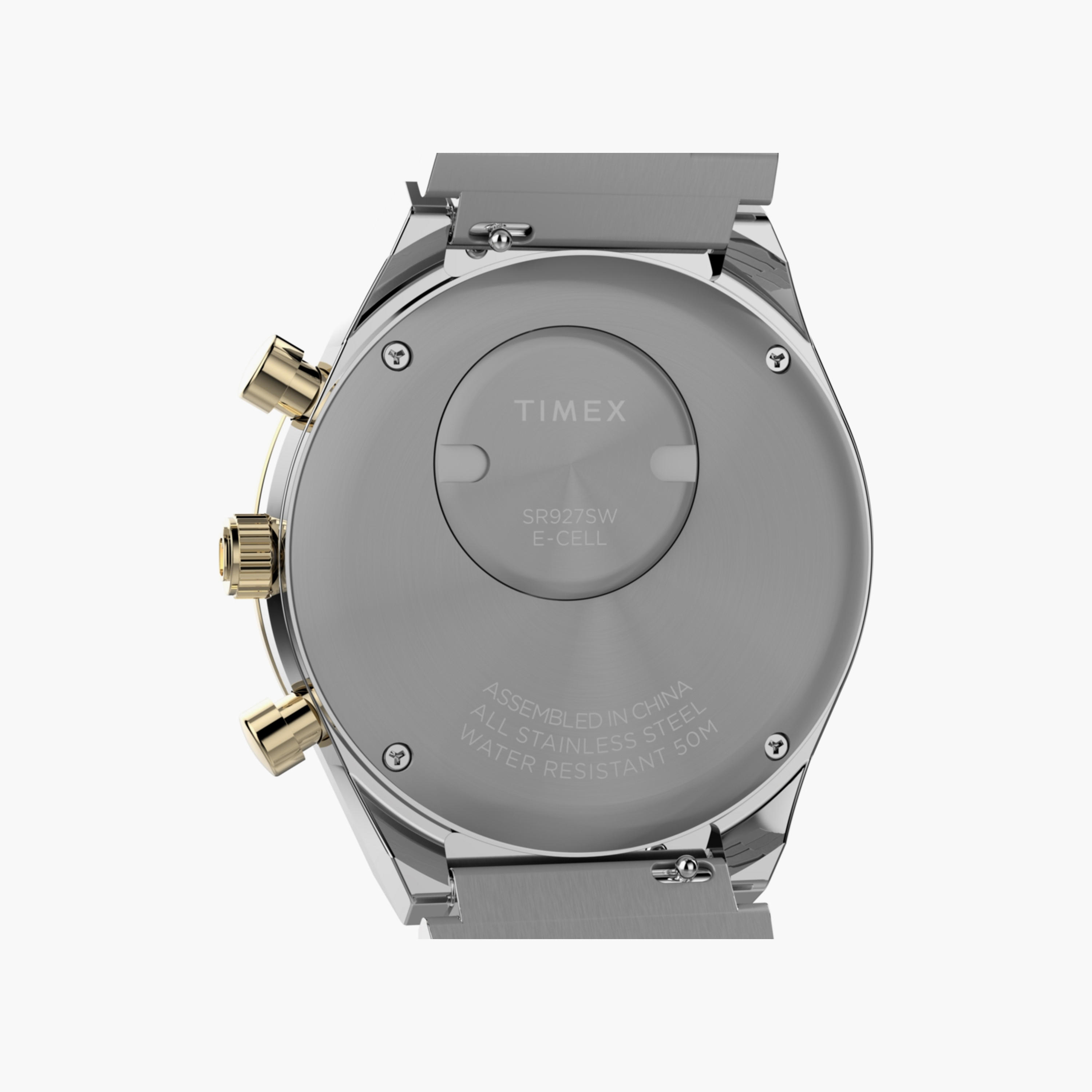Timex Men's 40 MM Silver Chronograph Stainless Steel Watch | TW2W51600-men-watchesandjewellery-watches-image-5