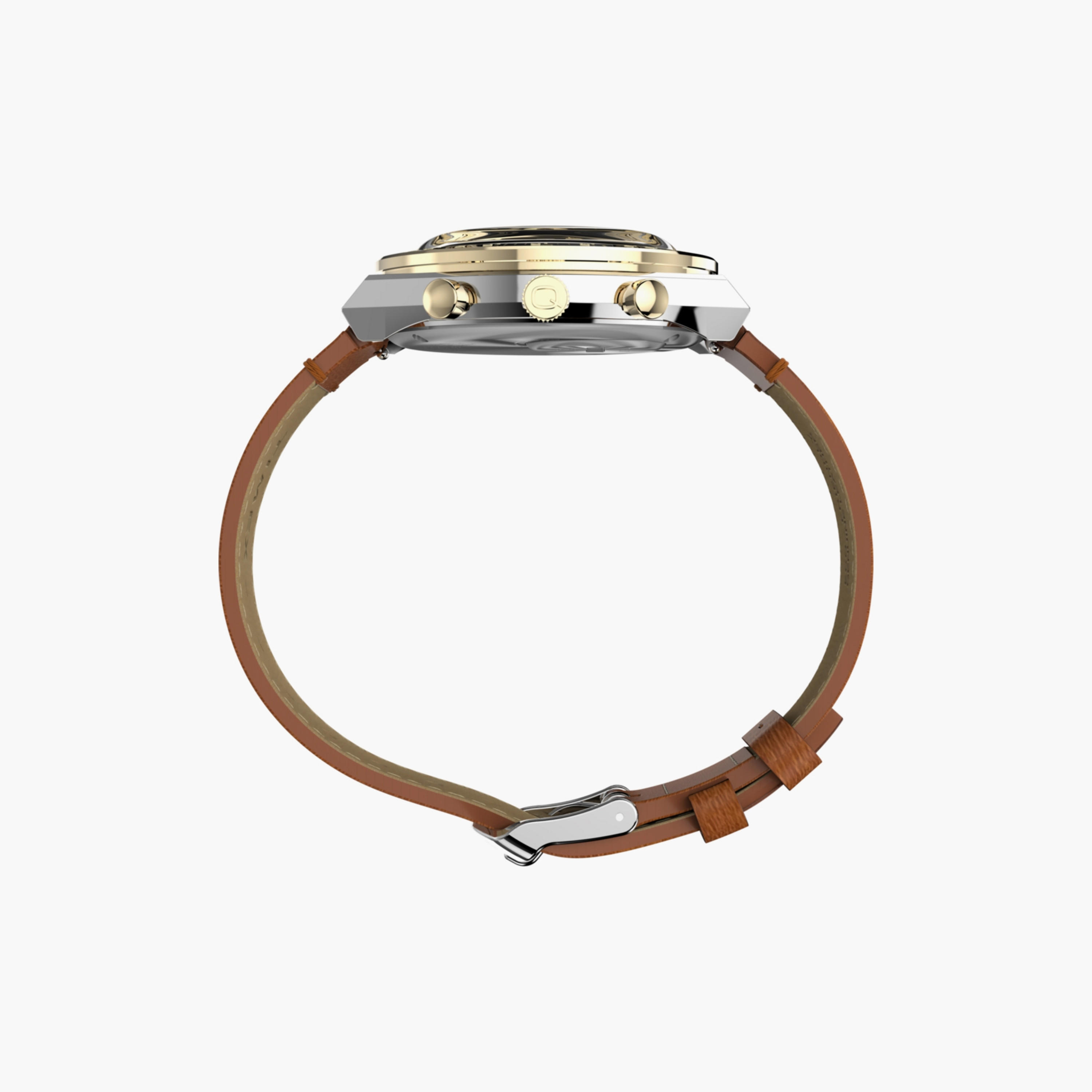 تايمكس ساعة يد رجالية 40 مم بنية كرونوغراف جلد | TW2W64400-men-watchesandjewellery-watches-image-2