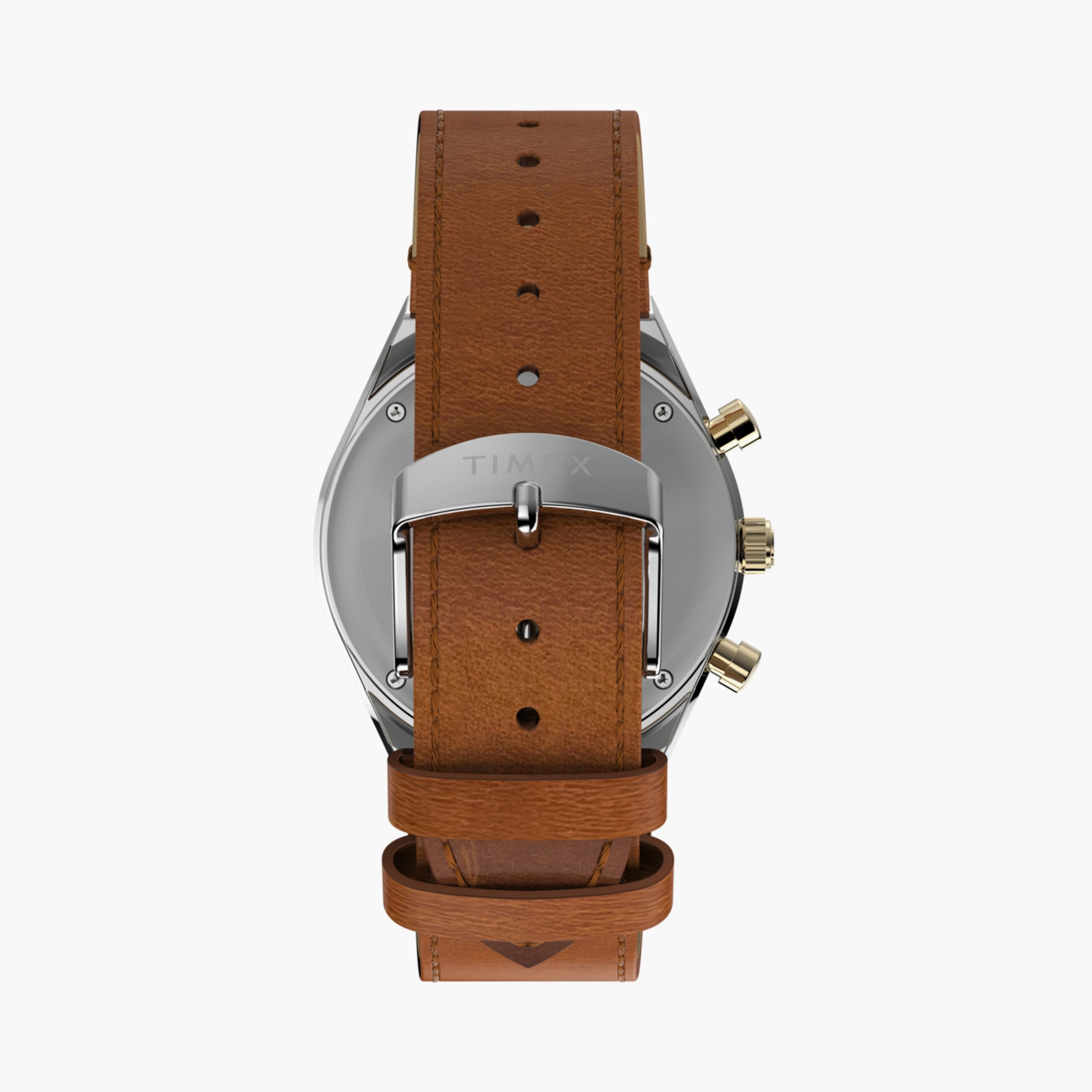 تايمكس ساعة يد رجالية 40 مم بنية كرونوغراف جلد | TW2W64400-men-watchesandjewellery-watches-image-3