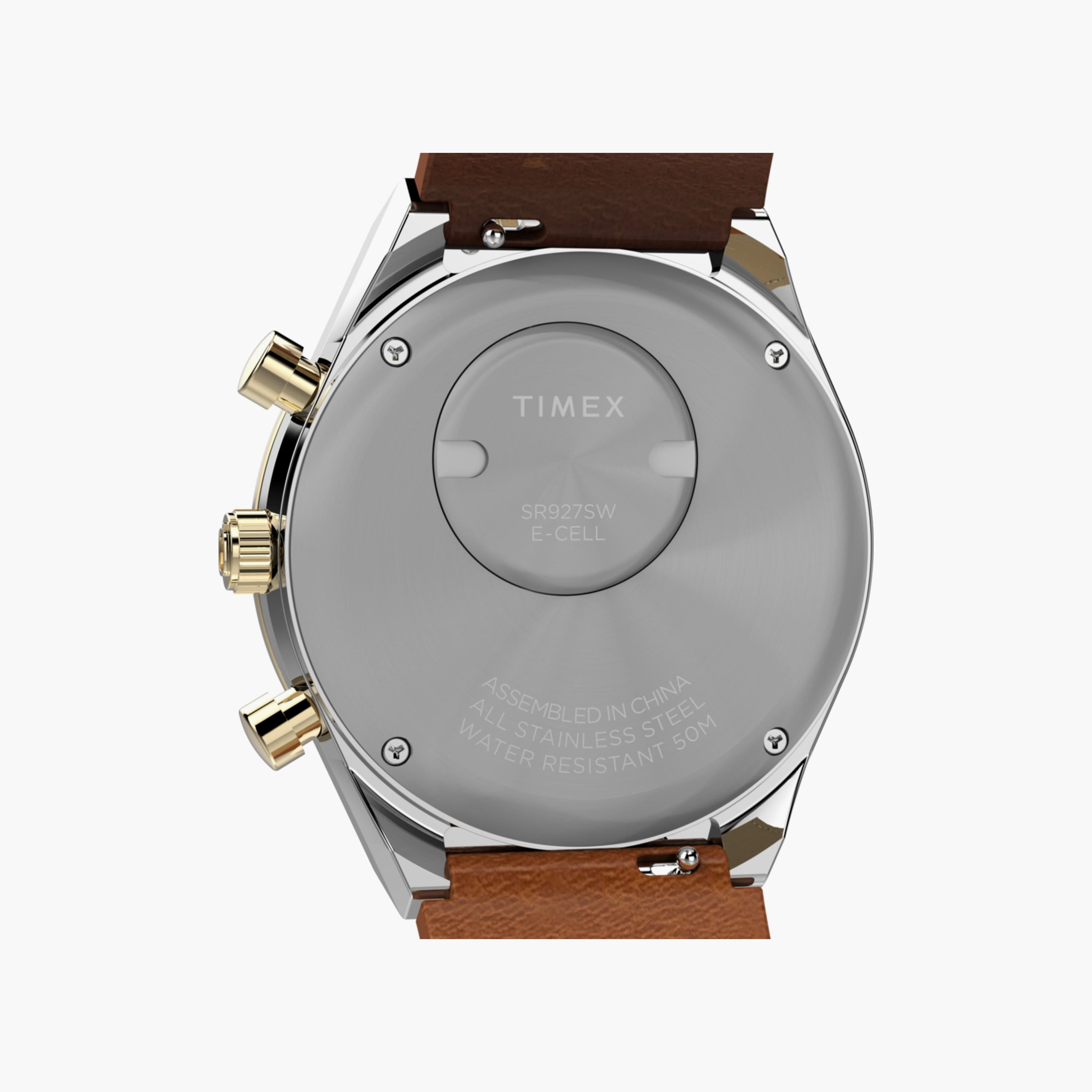 تايمكس ساعة يد رجالية 40 مم بنية كرونوغراف جلد | TW2W64400-men-watchesandjewellery-watches-image-5