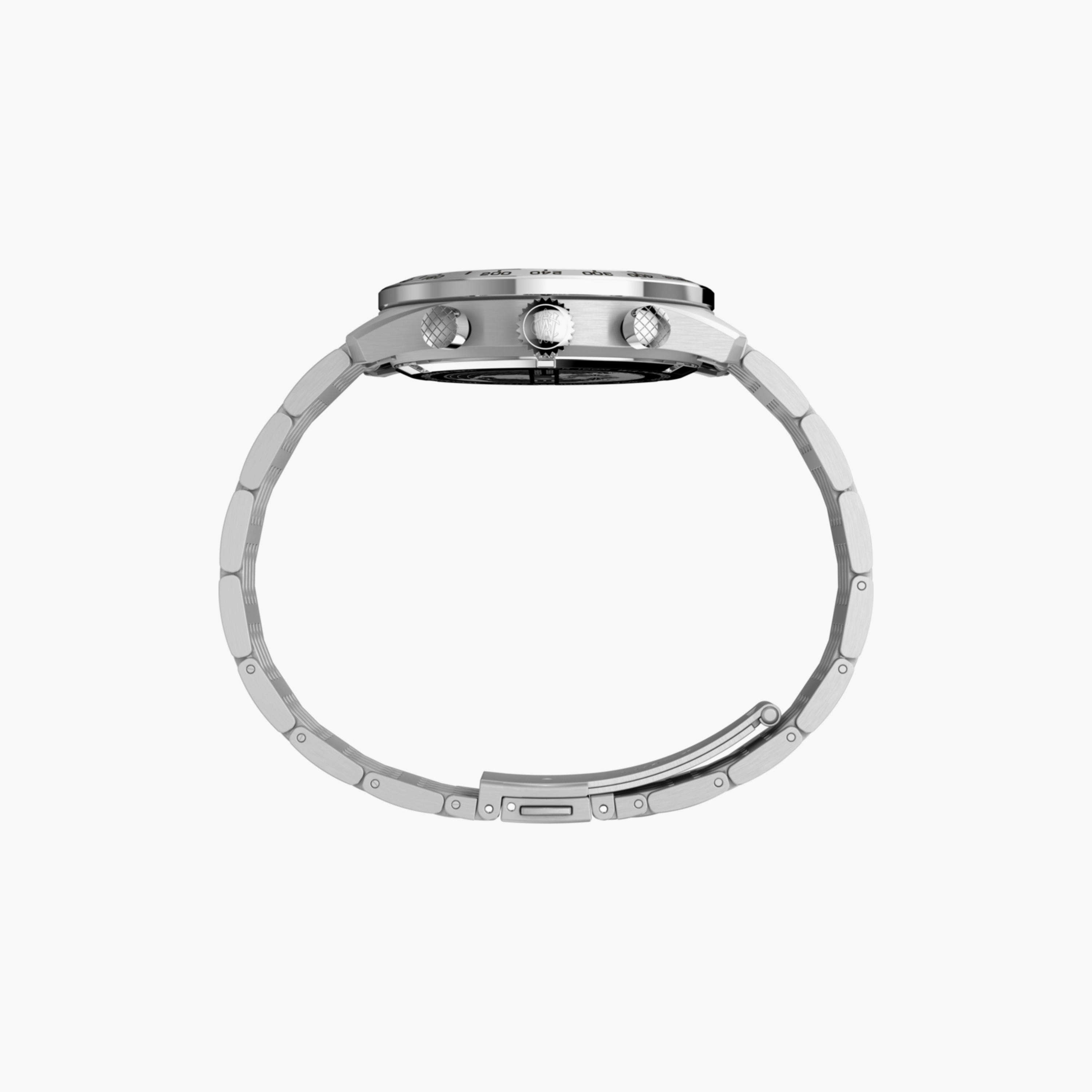 Timex Men's 41 MM Silver Chronograph Stainless Steel Watch | TW2Y18500-men-watchesandjewellery-watches-image-2