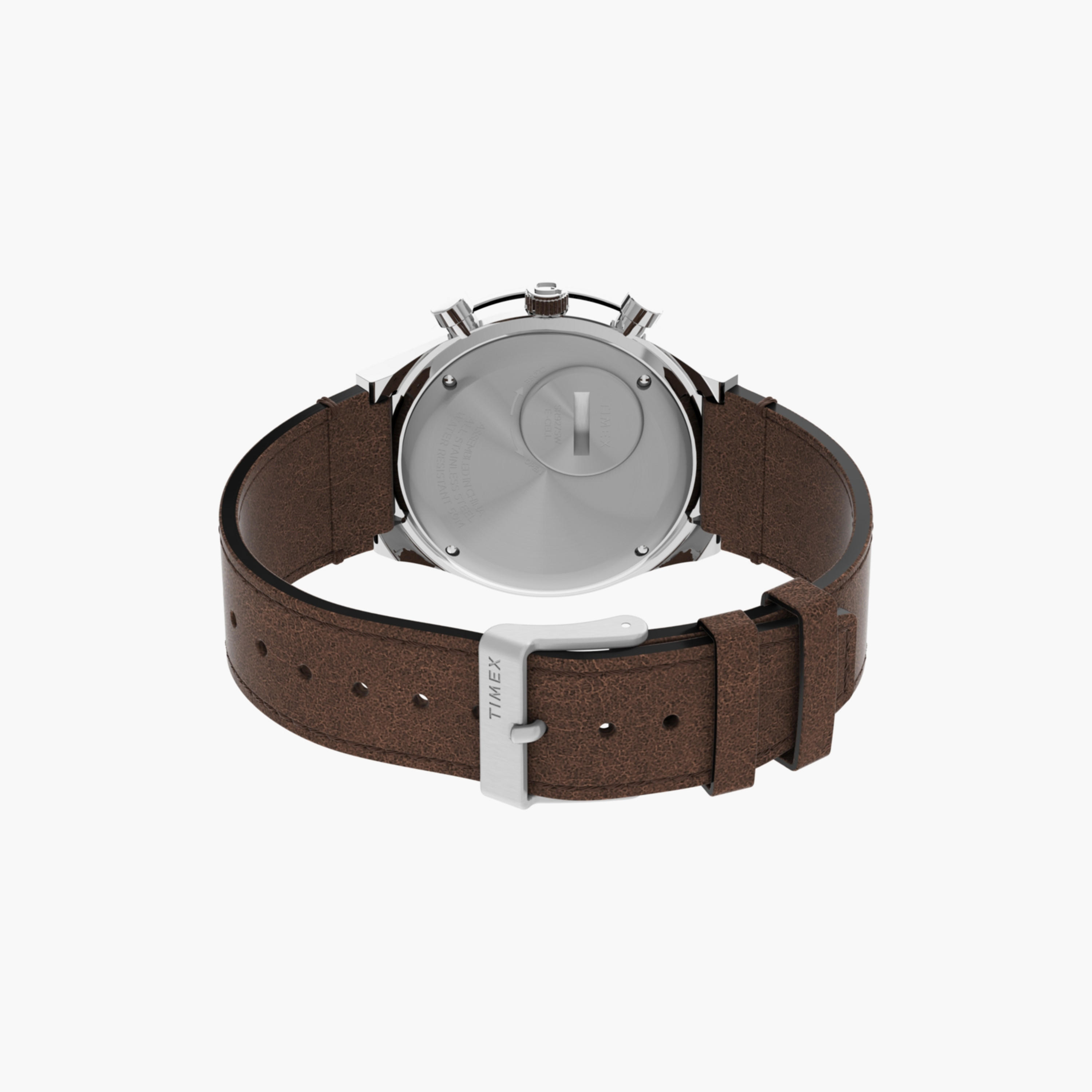 Timex Men's 40 MM Brown Chronograph Leather Watch | TW2V42800-men-watchesandjewellery-watches-image-4