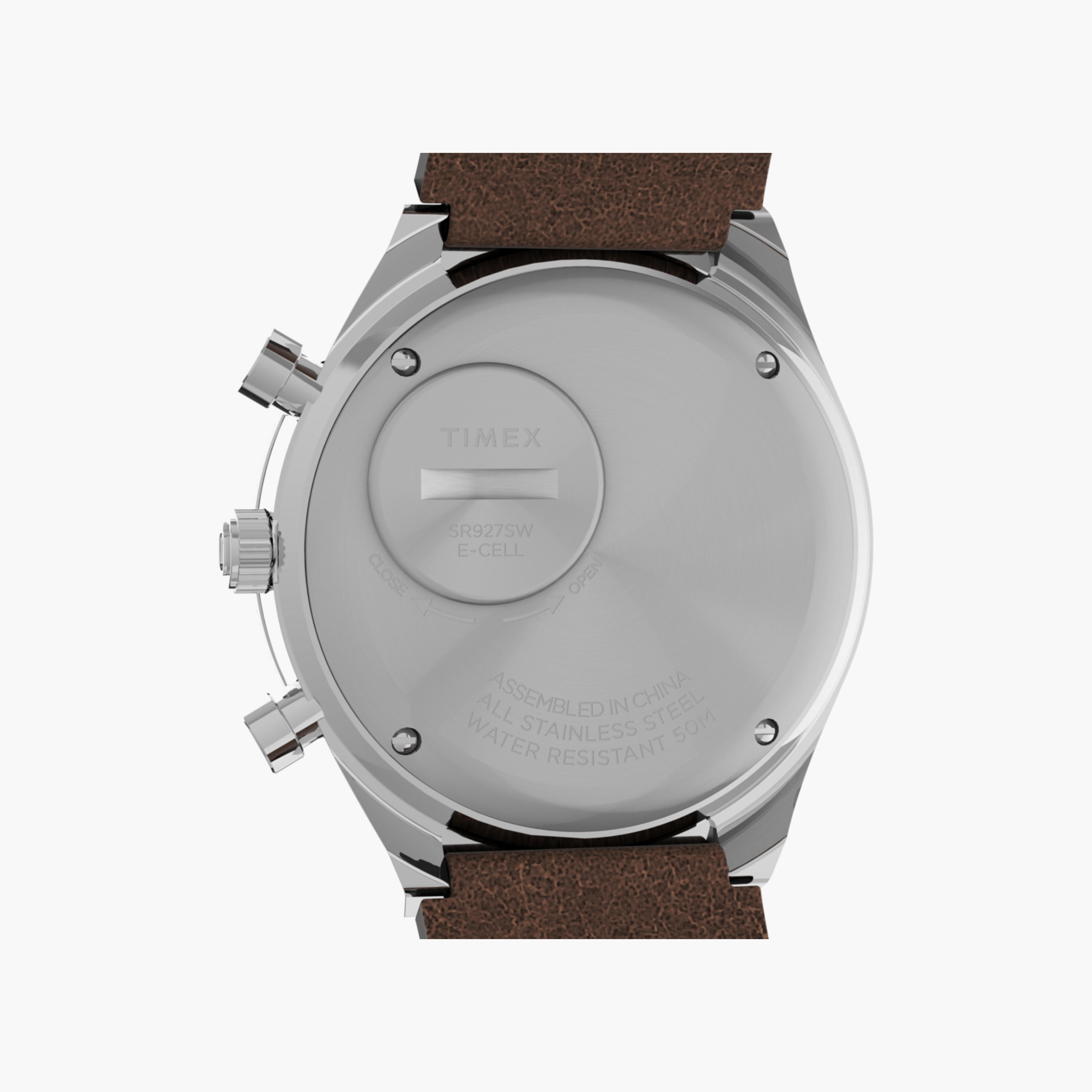 تايمكس ساعة يد رجالية 40 مم بنية كرونوغراف جلد | TW2V42800-men-watchesandjewellery-watches-image-5