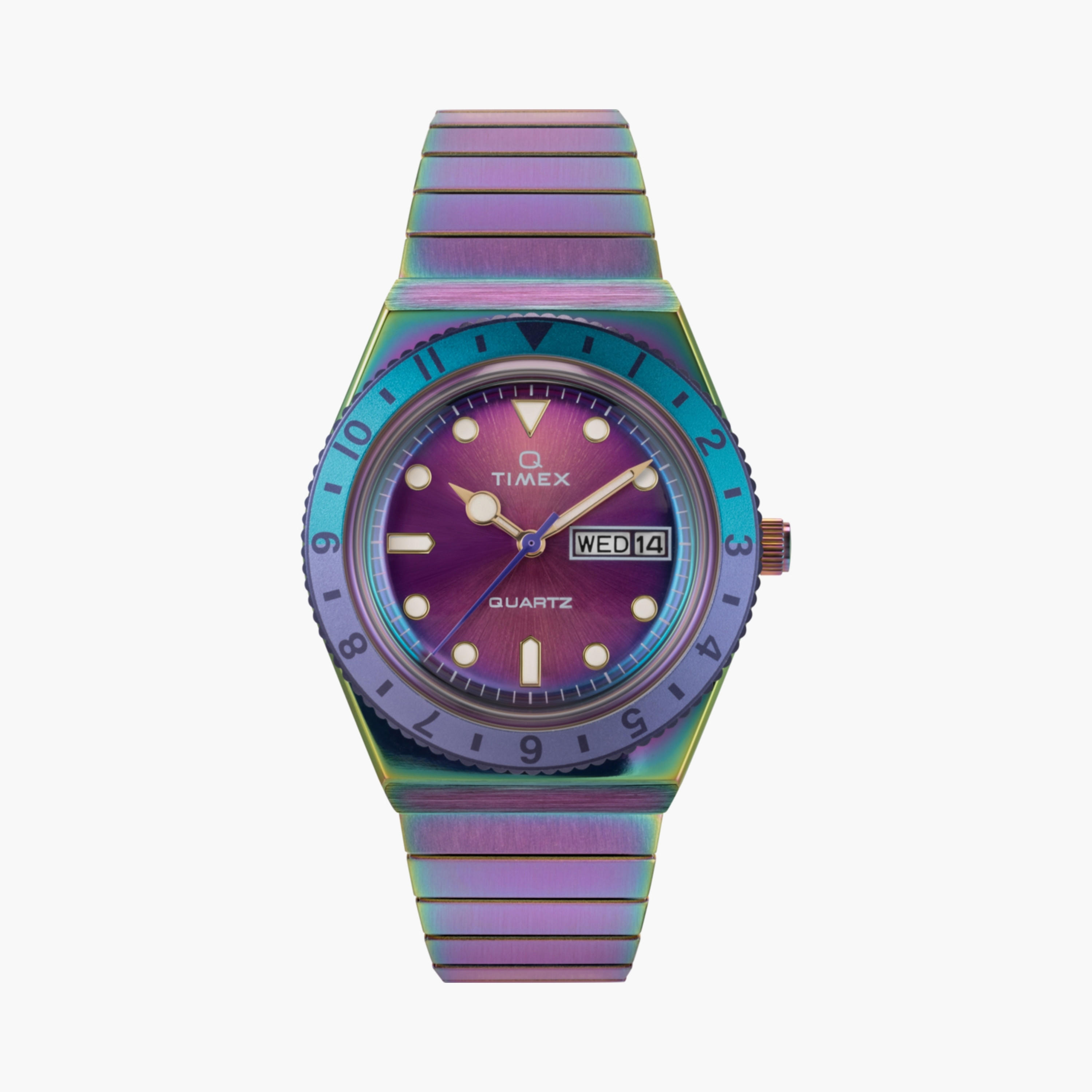 Timex Women's 36 MM Purple Analog Stainless Steel Watch | TW2W41100-women-watchesandjewellery-watches-image-1
