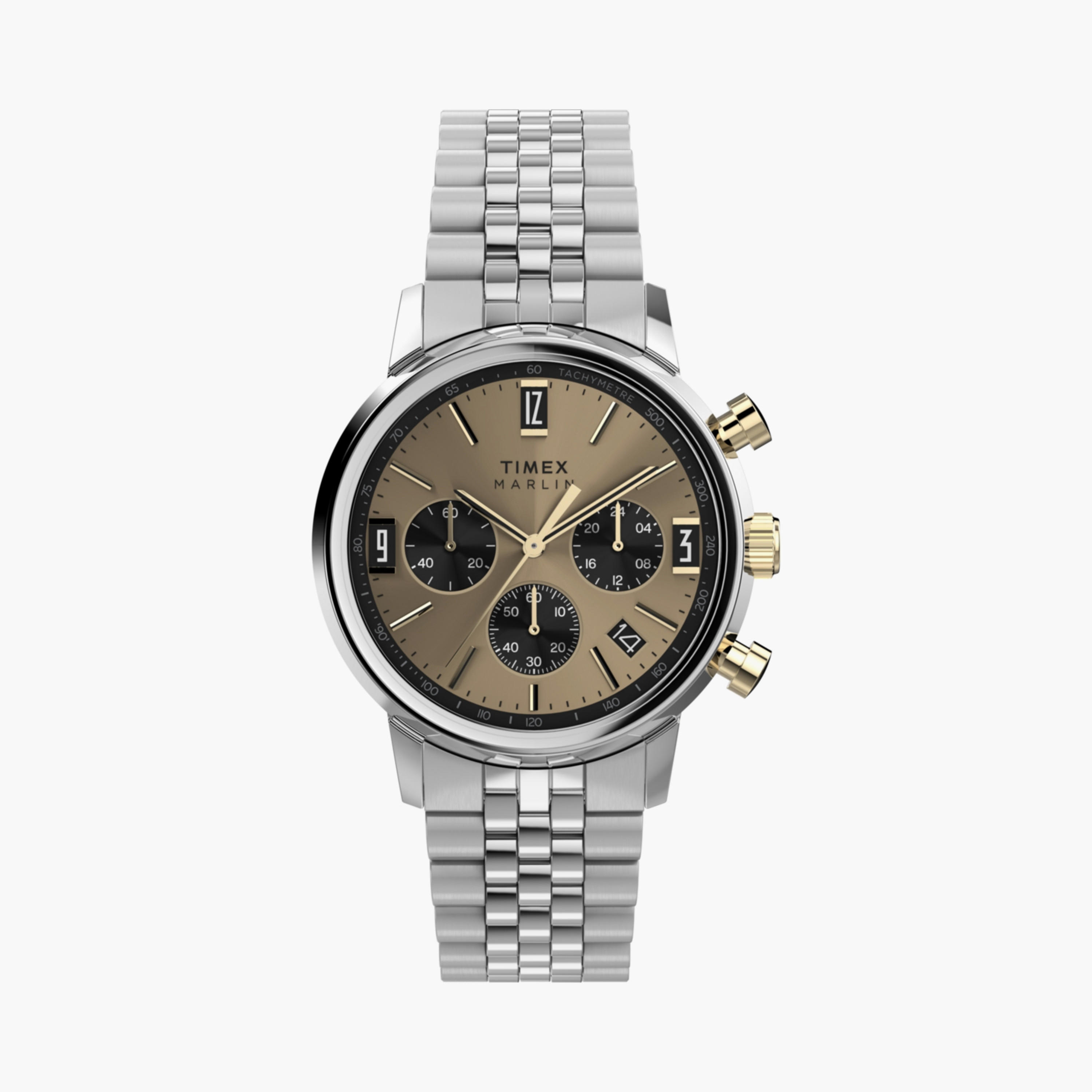 تايمكس ساعة يد رجالية 40 مم فضية كرونوغراف ستانلس ستيل | TW2W51600-men-watchesandjewellery-watches-image-15