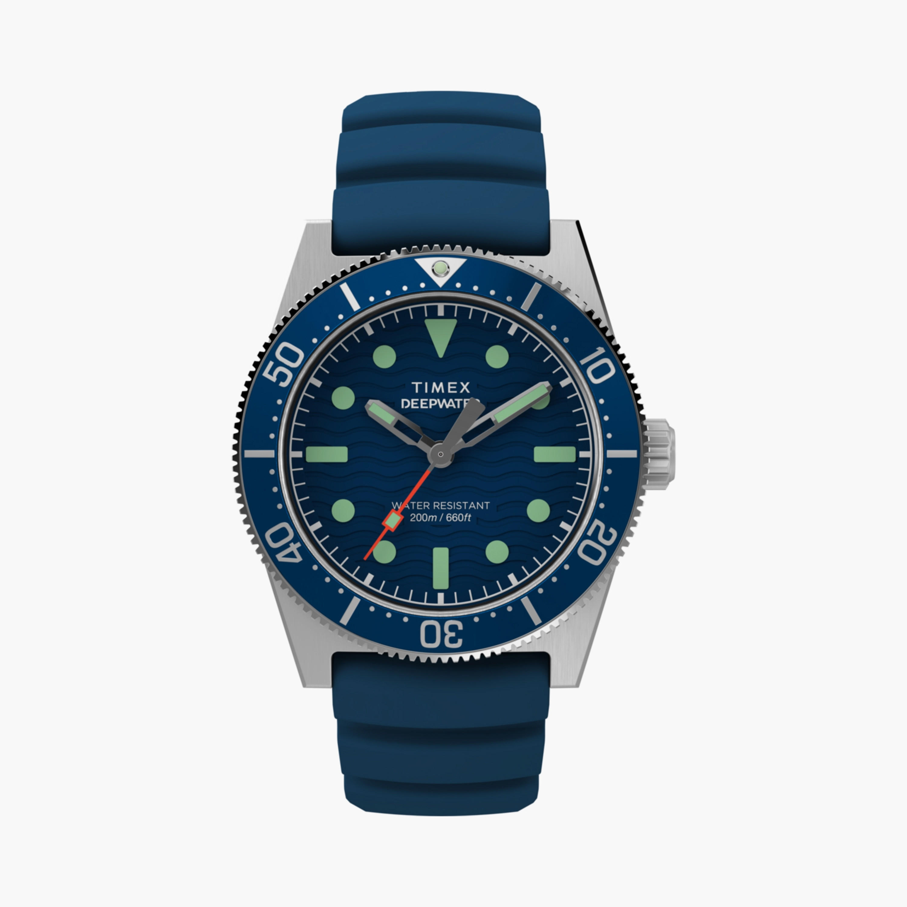 Timex Men's 41 MM Blue Analog Silicone Watch | TW2W74600-men-watchesandjewellery-watches-image-1
