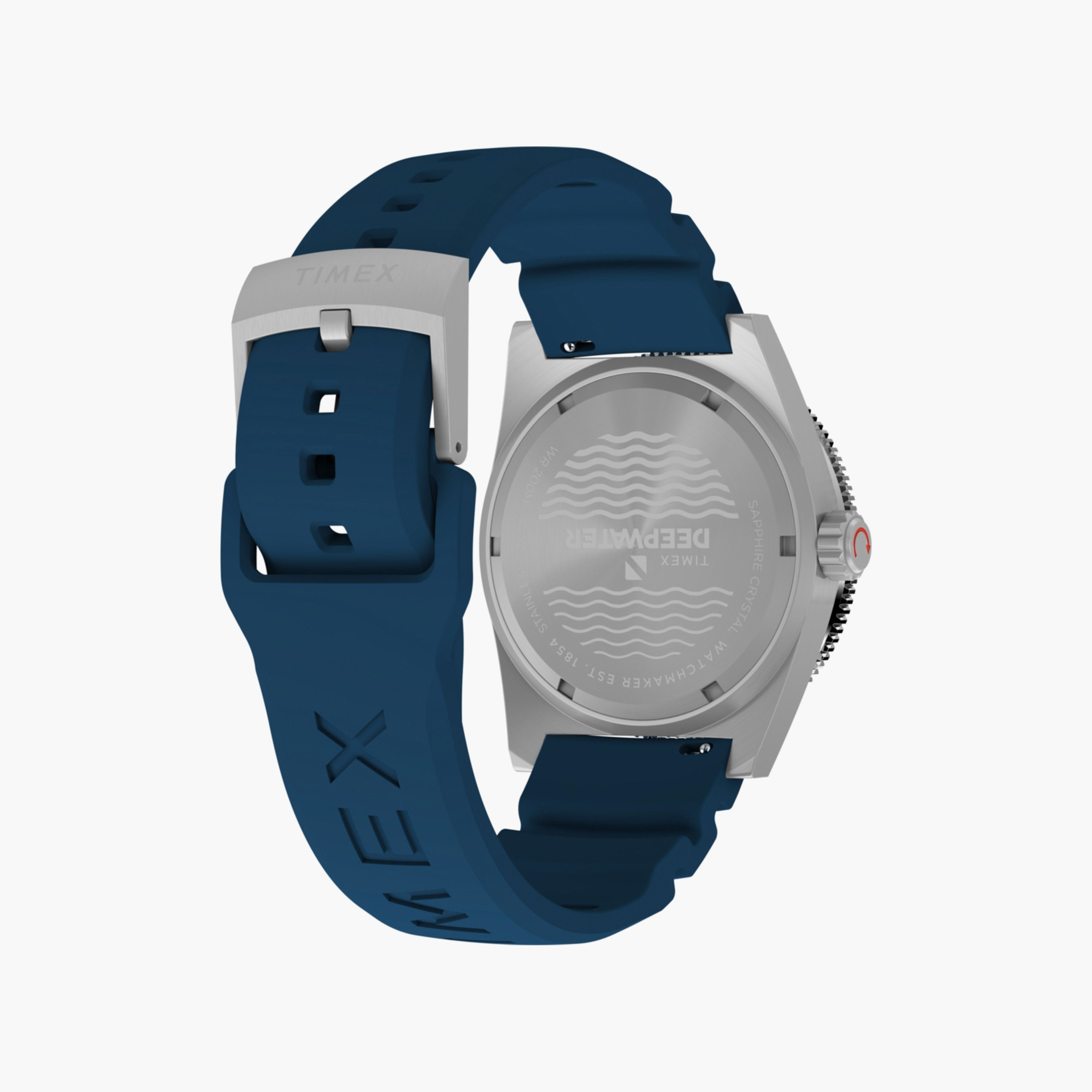 Timex Men's 41 MM Blue Analog Silicone Watch | TW2W74600-men-watchesandjewellery-watches-image-4