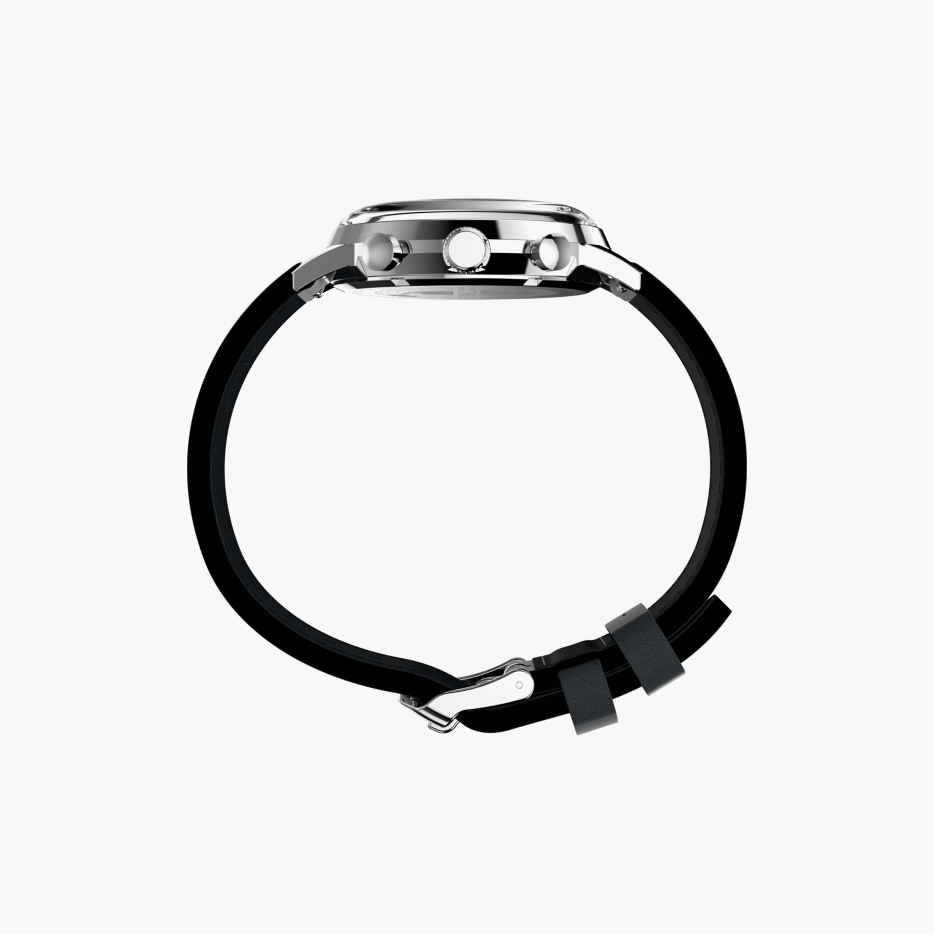 تايمكس ساعة يد رجالية 40 مم سوداء كرونوغراف جلد | TW2W98900-men-watchesandjewellery-watches-image-2