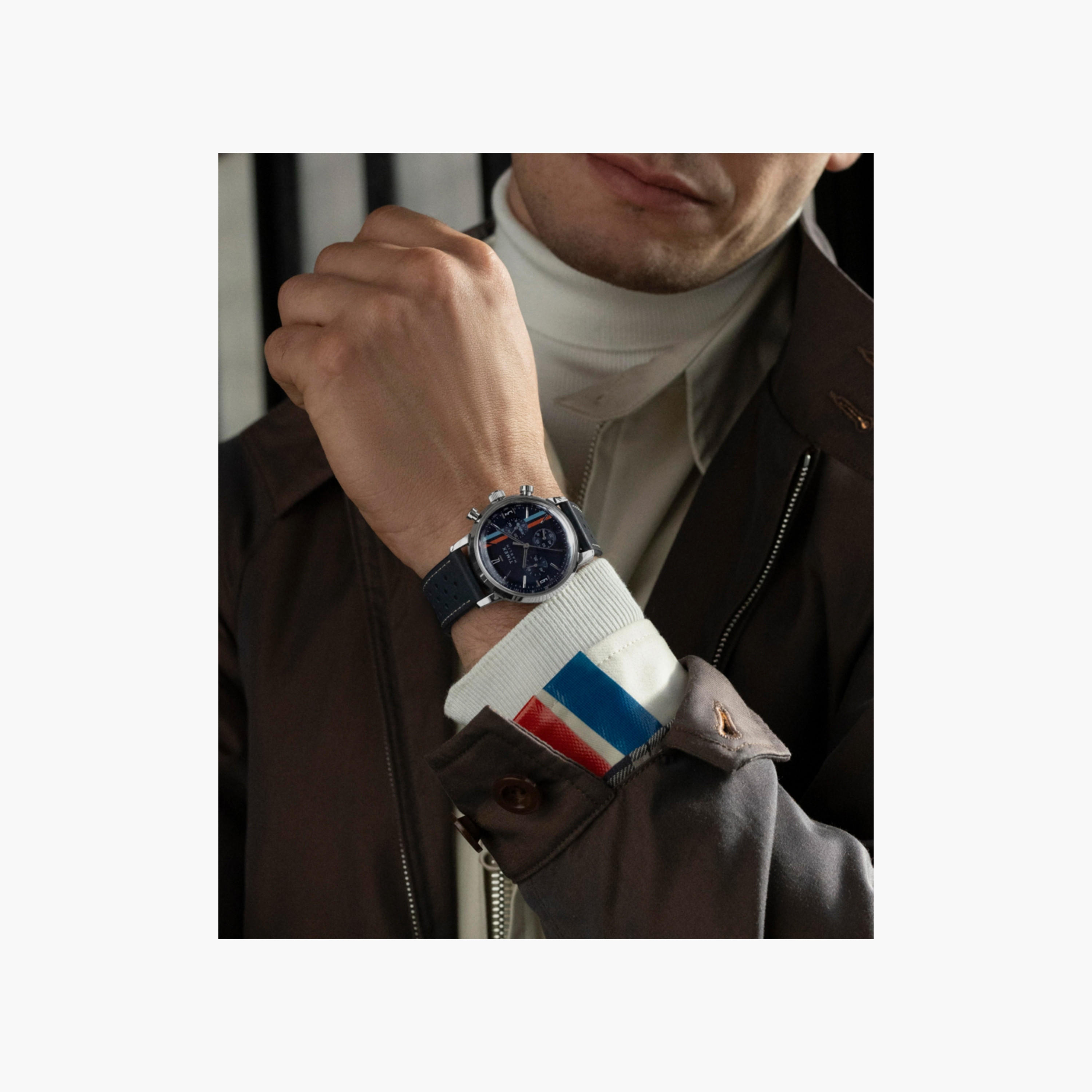 تايمكس ساعة يد رجالية 40 مم سوداء كرونوغراف جلد | TW2W98900-men-watchesandjewellery-watches-image-14