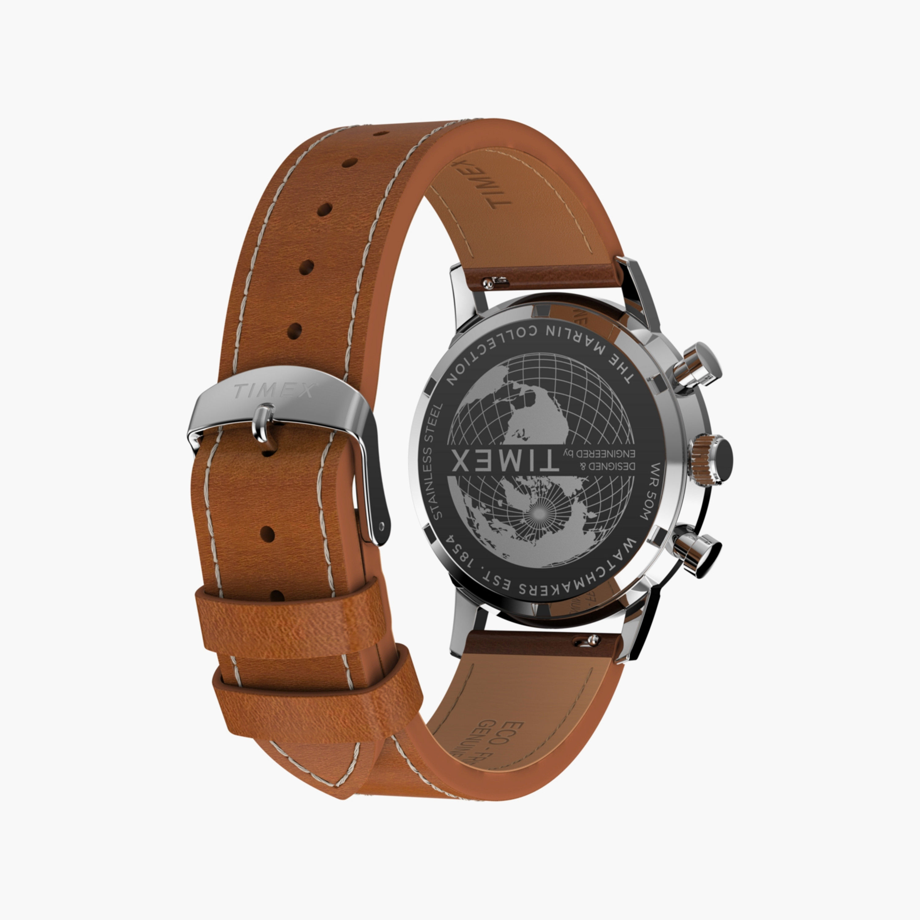 تايمكس ساعة يد رجالية 40 مم سوداء كرونوغراف جلد | TW2W98900-men-watchesandjewellery-watches-image-19