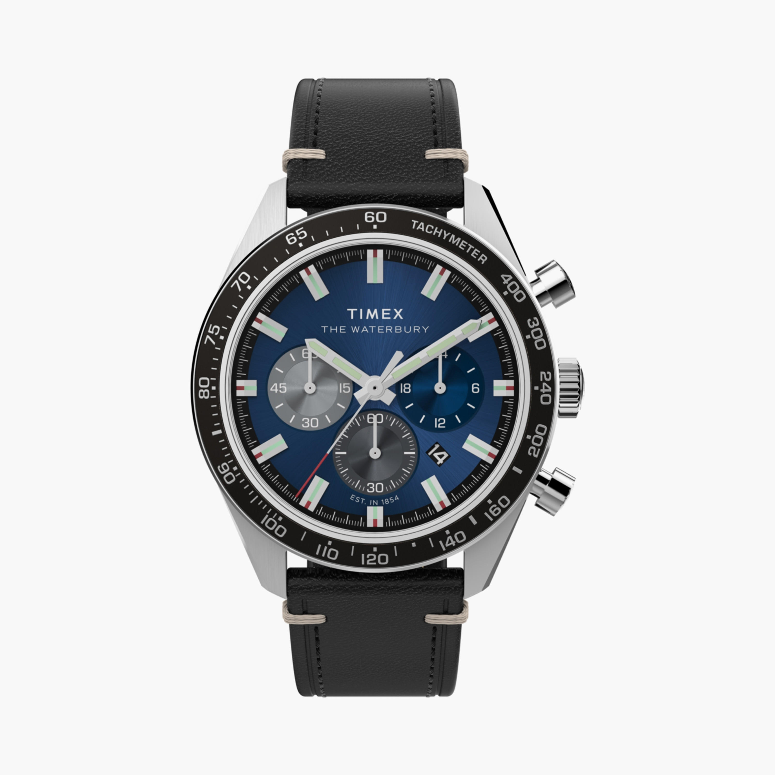 تايمكس ساعة يد رجالية 41 مم فضية كرونوغراف ستانلس ستيل | TW2Y18500-men-watchesandjewellery-watches-image-8