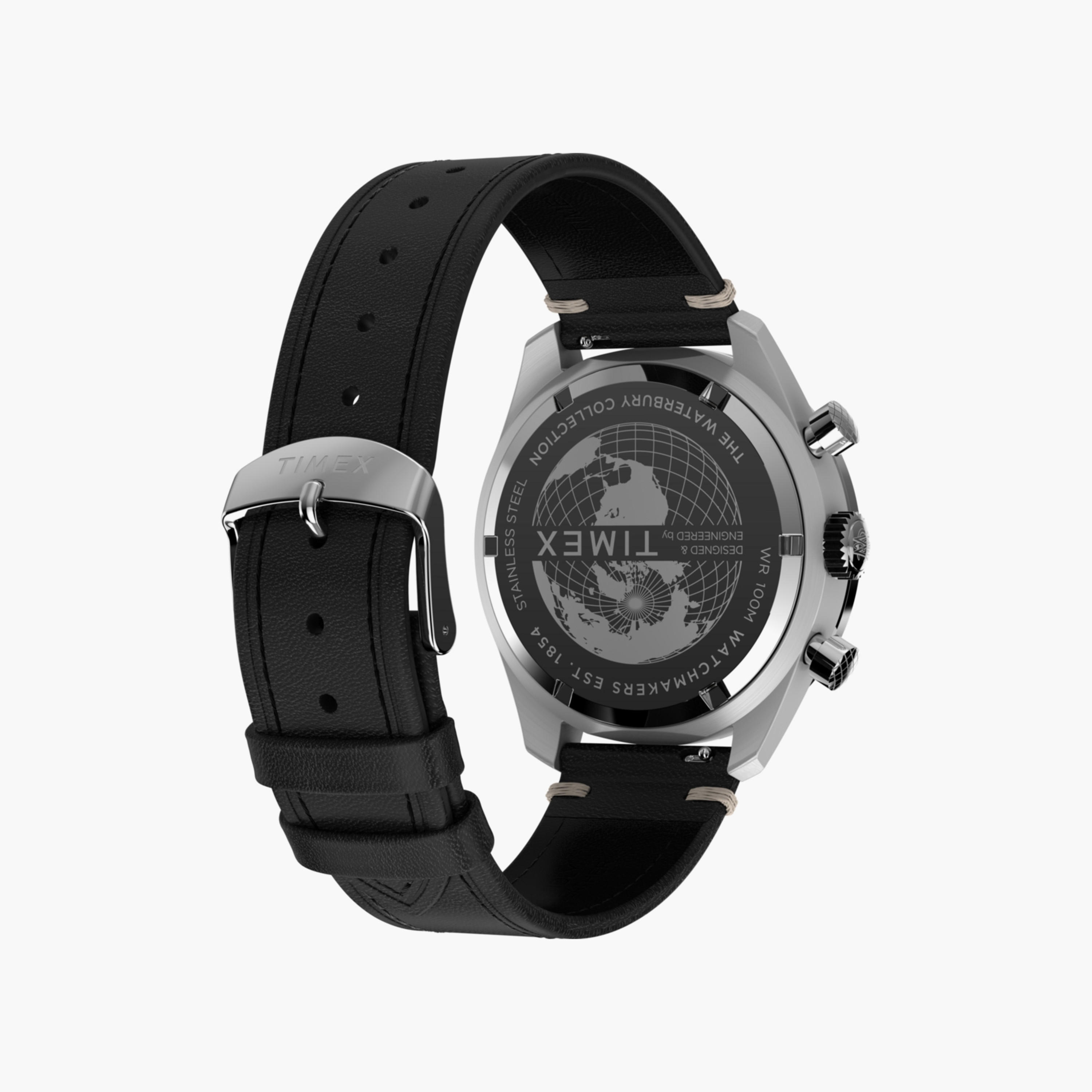 تايمكس ساعة يد رجالية 41 مم فضية كرونوغراف ستانلس ستيل | TW2Y18500-men-watchesandjewellery-watches-image-11
