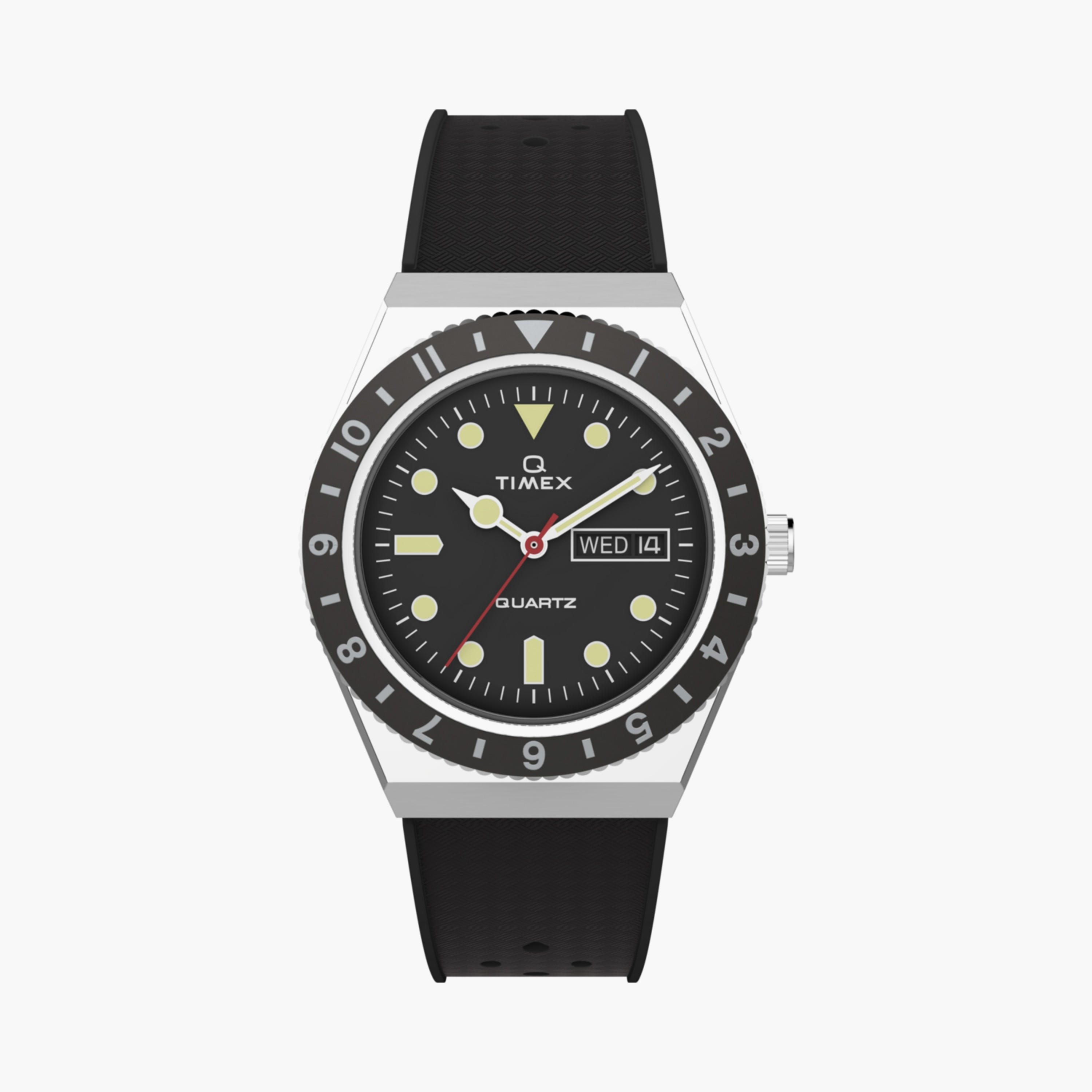 تايمكس ساعة يد رجالية 38 مم سوداء أنالوج سيليكون | TW2V32000-men-watchesandjewellery-watches-image-1