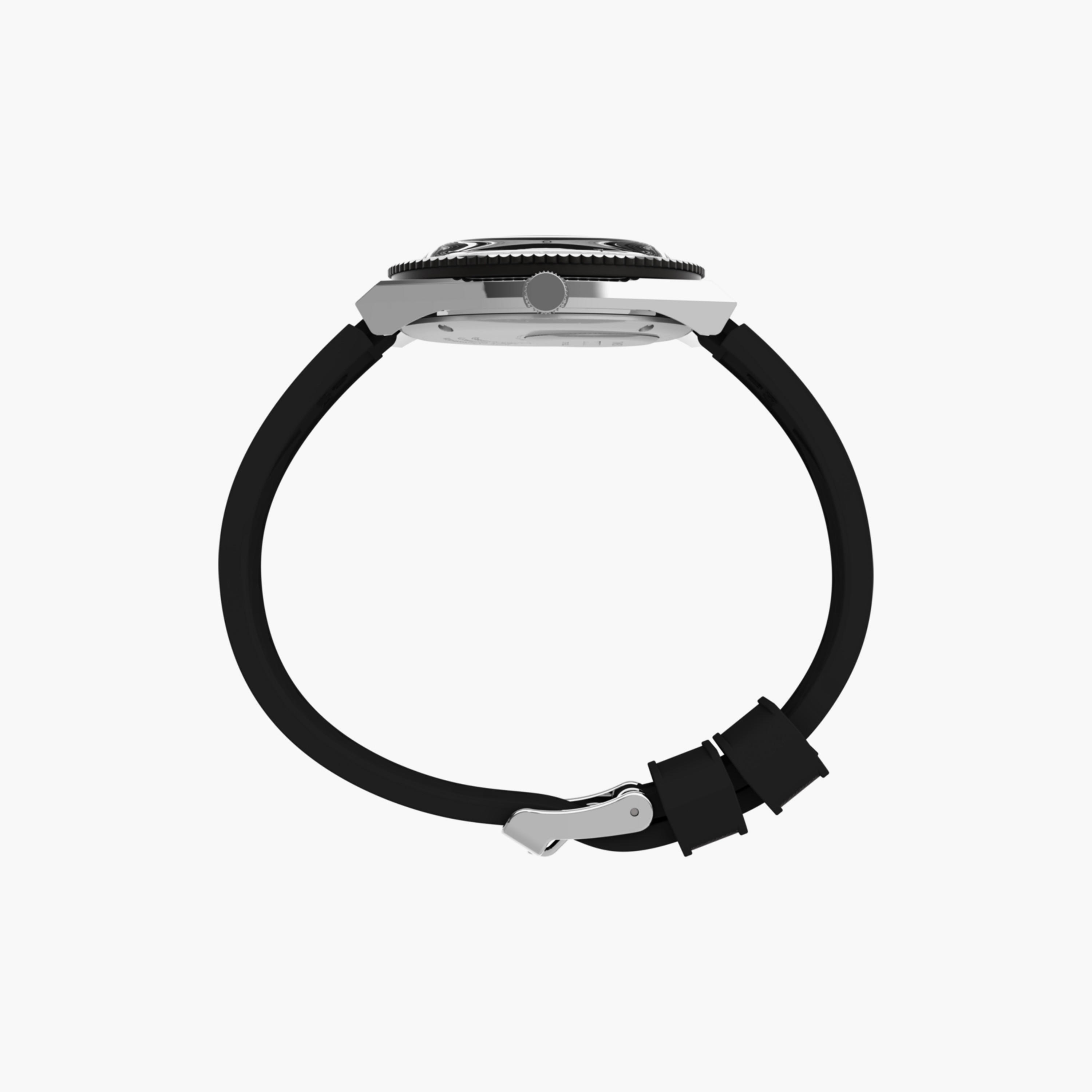 تايمكس ساعة يد رجالية 38 مم سوداء أنالوج سيليكون | TW2V32000-men-watchesandjewellery-watches-image-2