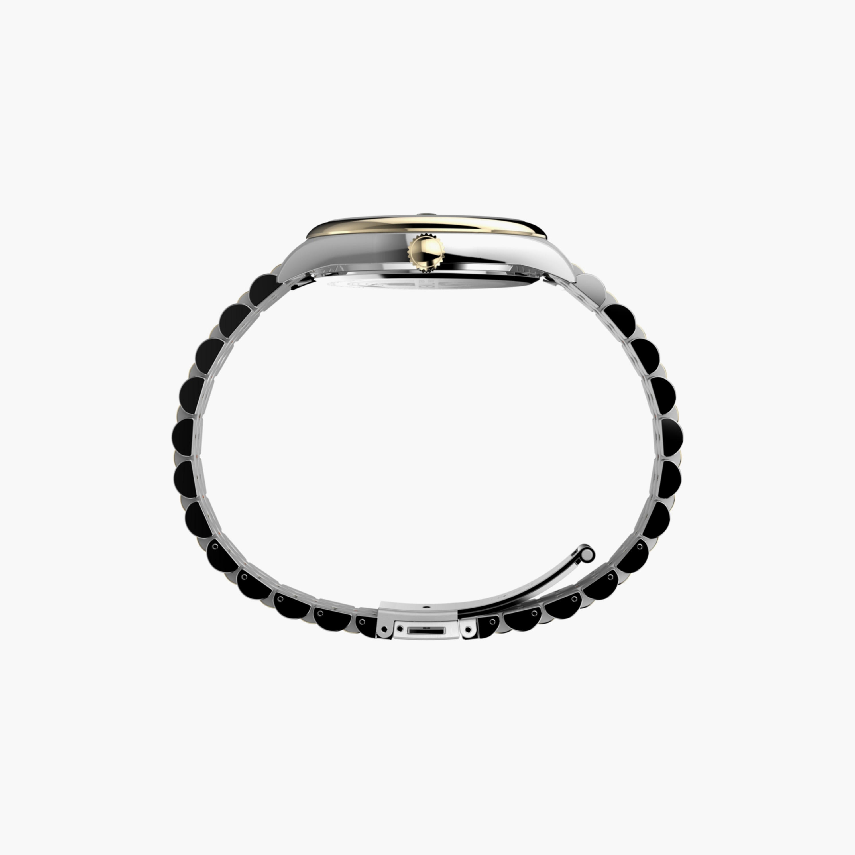 تايمكس ساعة يد رجالية 41 مم فضية وذهبية أنالوج ستانلس ستيل | TW2W42800-men-watchesandjewellery-watches-image-2