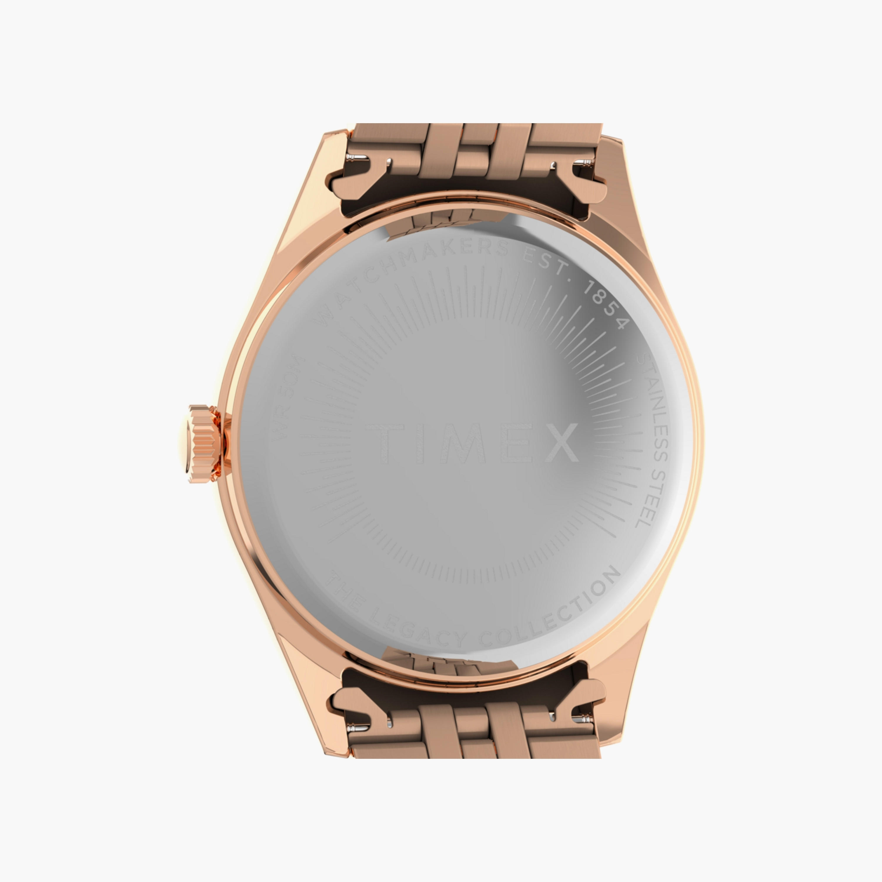 تايمكس ساعة يد نسائية 36 مم ذهبية وردية أنالوج ستانلس ستيل | TW2W32200-women-watchesandjewellery-watches-image-5