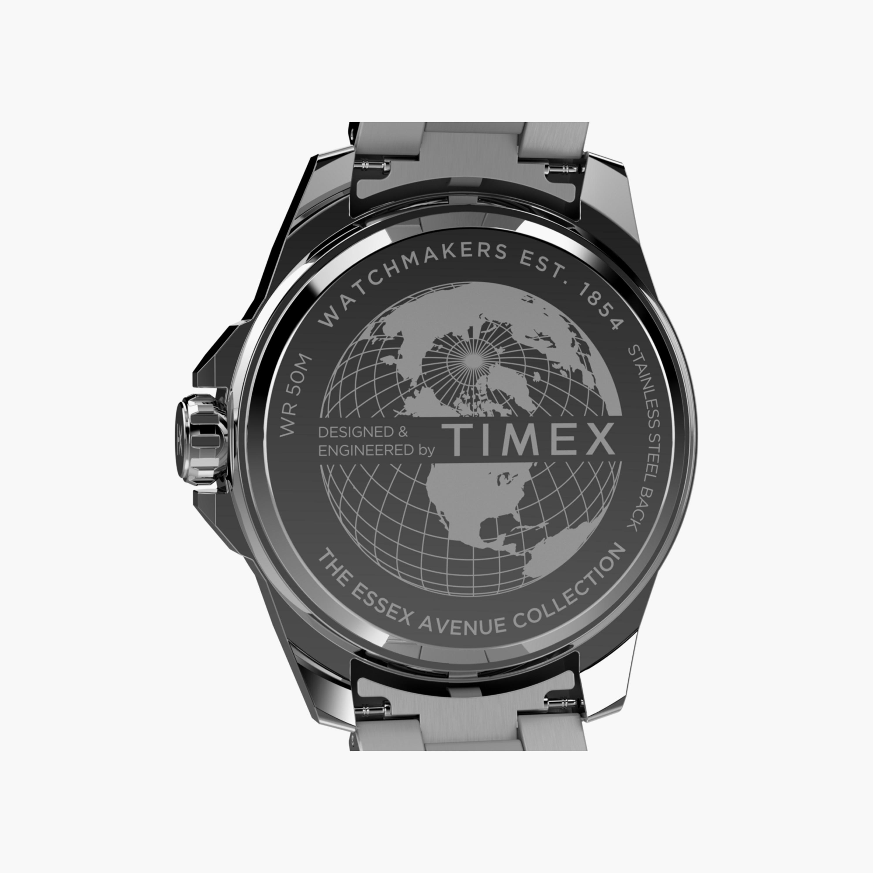 تايمكس ساعة يد رجالية 46 مم فضية أنالوج ستانلس ستيل | TW2W79900-men-watchesandjewellery-watches-image-5