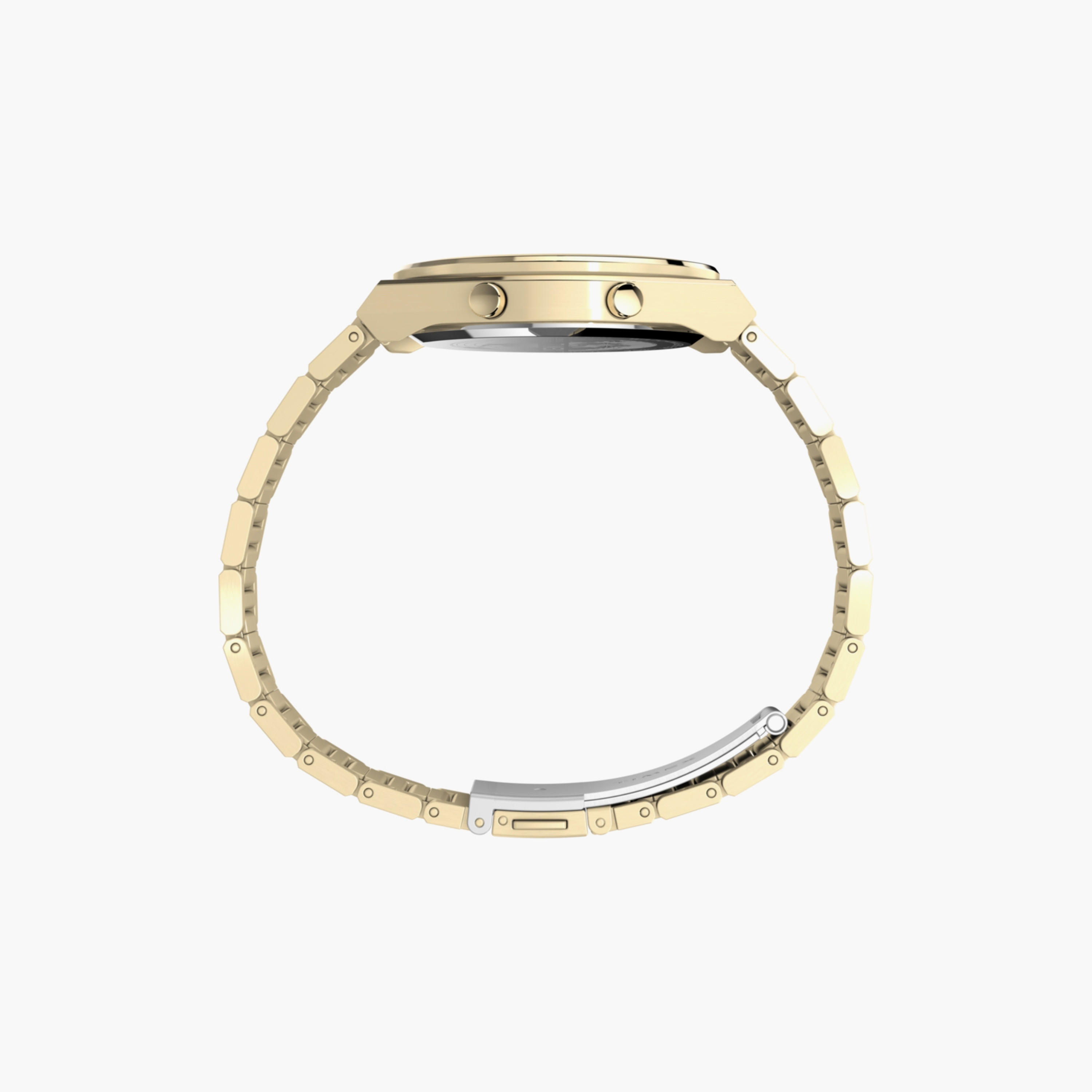 Timex Men's 39 MM Gold Digital Stainless Steel Watch | TW2Y09700-men-watchesandjewellery-watches-image-2