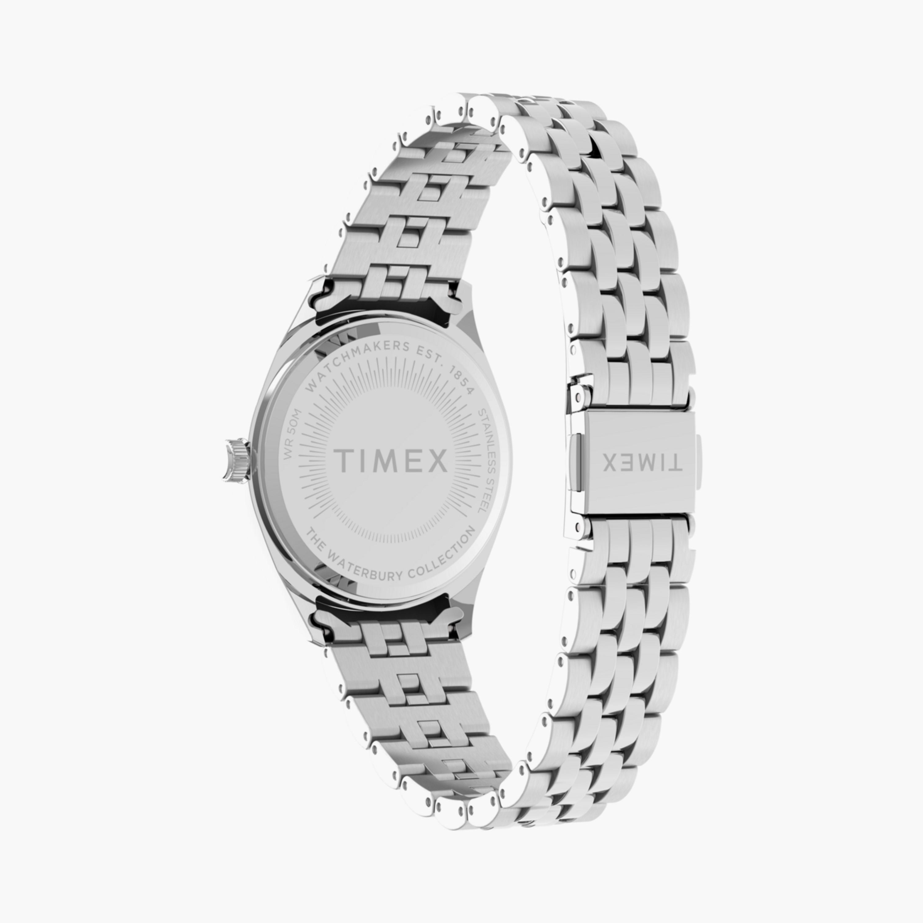 Timex Women's 36 MM Silver Analog Stainless Steel Watch | TW2U78700-women-watchesandjewellery-watches-image-4