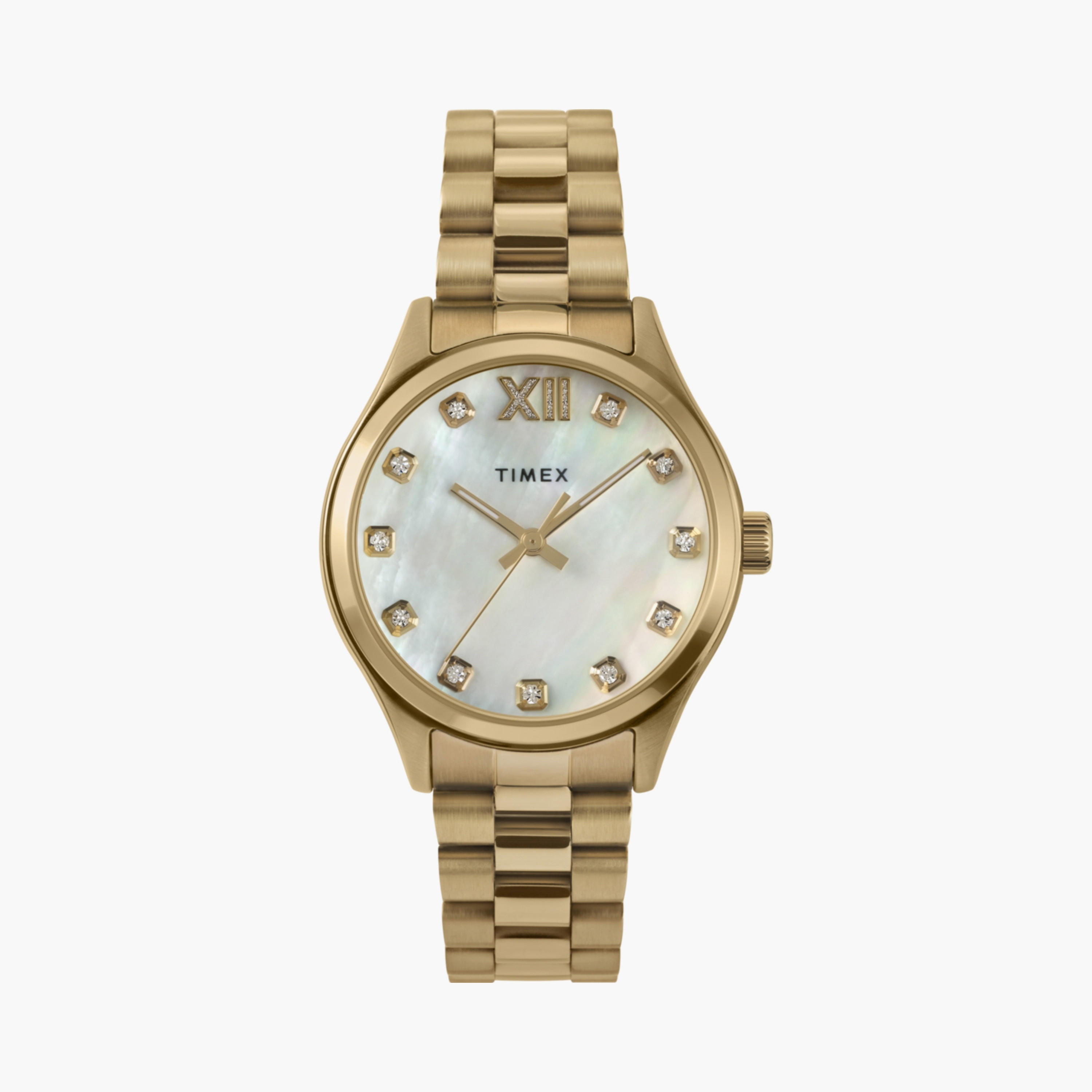 تايمكس ساعة يد نسائية 34 مم فضية أنالوج ستانلس ستيل | TW2W85300-women-watchesandjewellery-watches-image-8