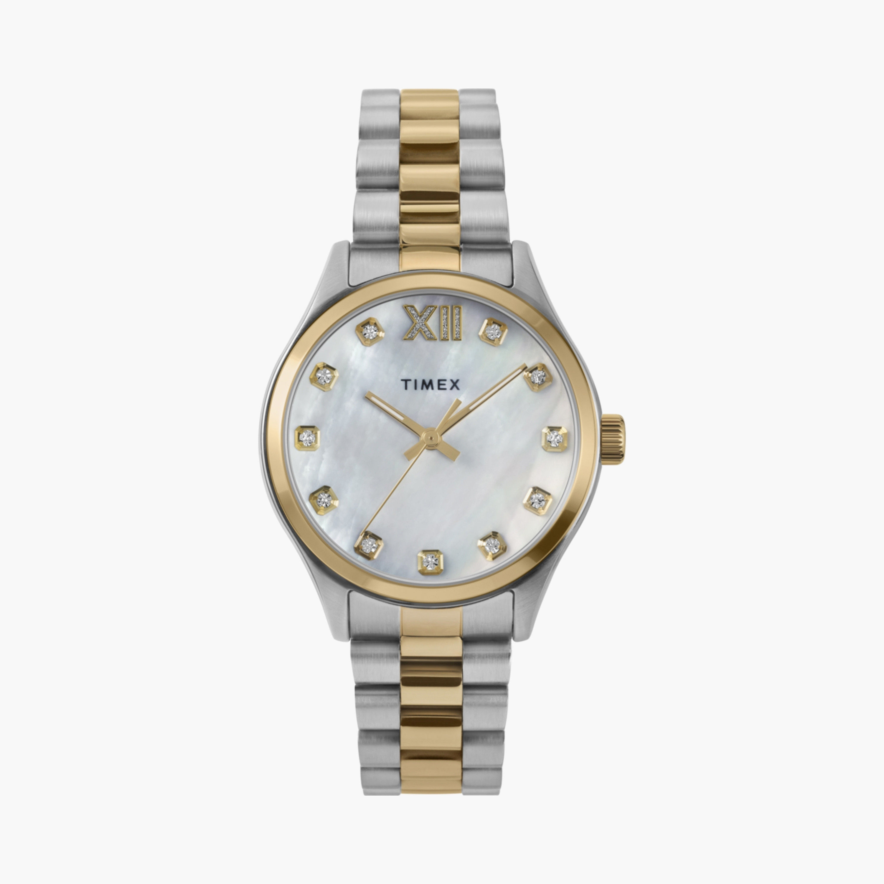 تايمكس ساعة يد نسائية 34 مم فضية أنالوج ستانلس ستيل | TW2W85300-women-watchesandjewellery-watches-image-14