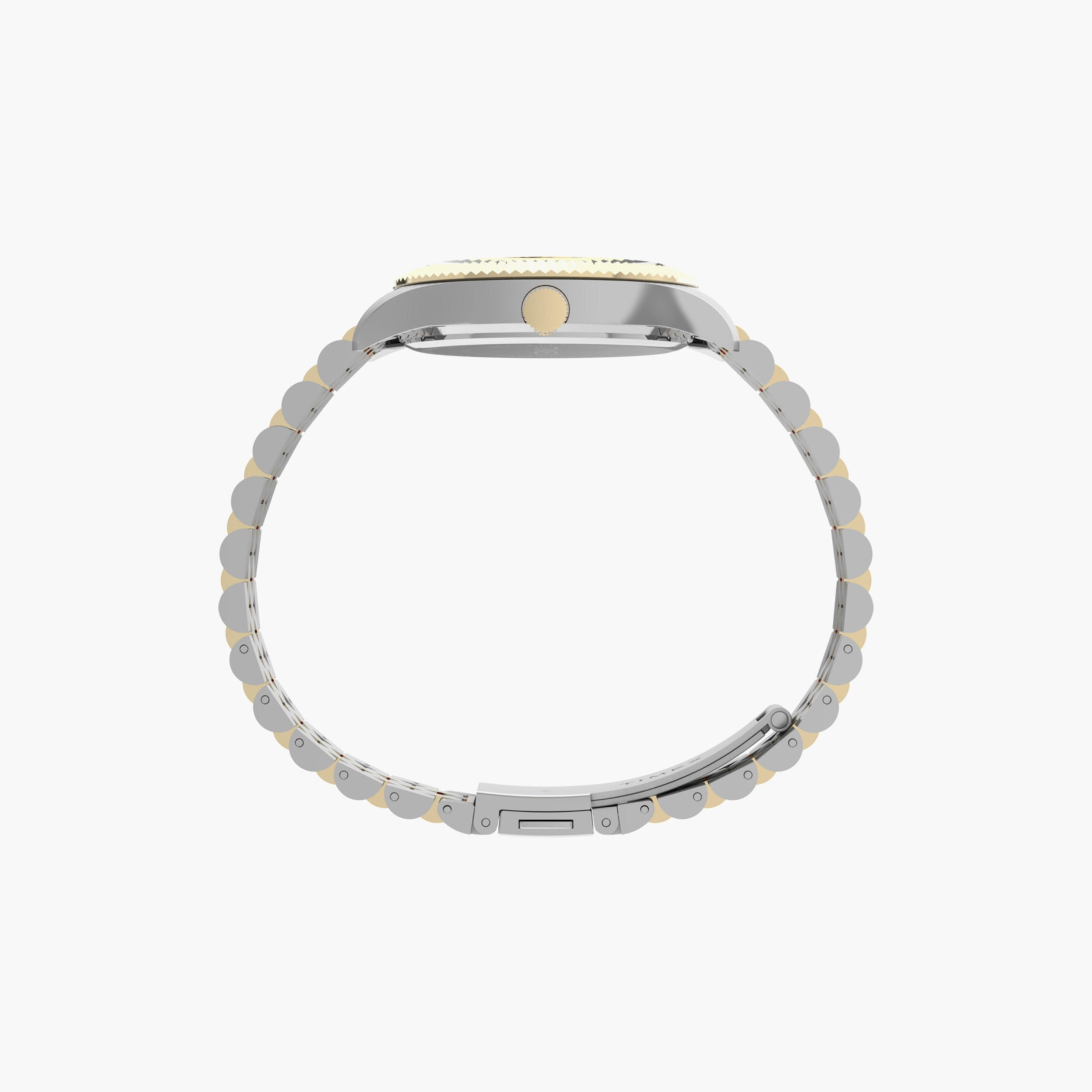 Timex Women's 36 MM Silver & Gold Analog Stainless Steel Watch | TW2W87400-women-watchesandjewellery-watches-image-2