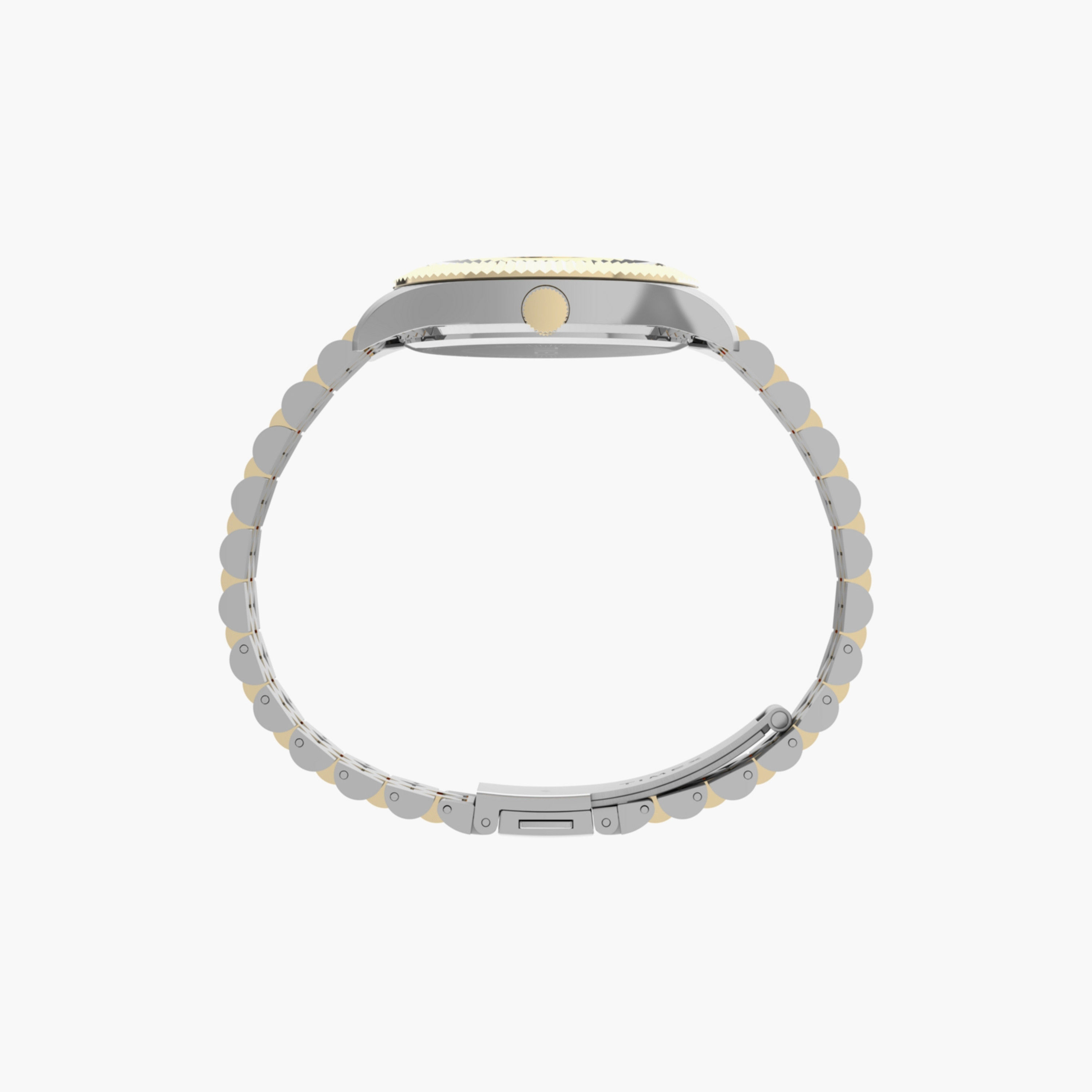 Timex Women's 36 MM Silver & Gold Analog Stainless Steel Watch | TW2W87400-women-watchesandjewellery-watches-image-2