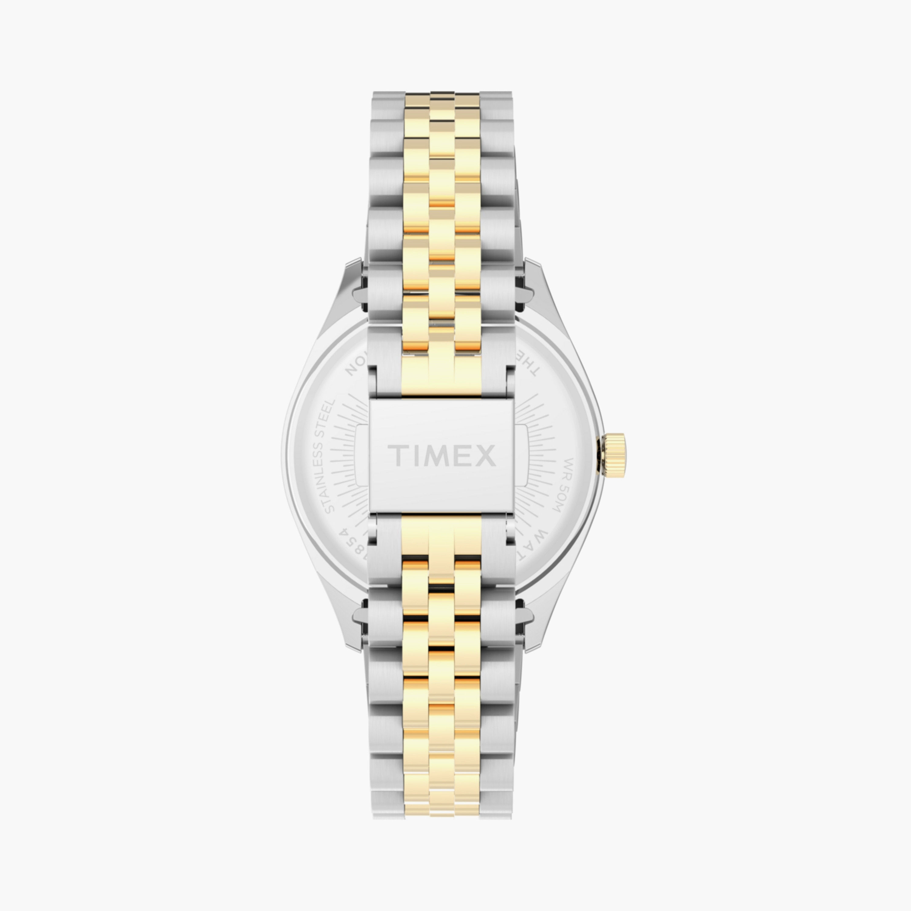 Timex Women's 36 MM Silver & Gold Analog Stainless Steel Watch | TW2W87400-women-watchesandjewellery-watches-image-3