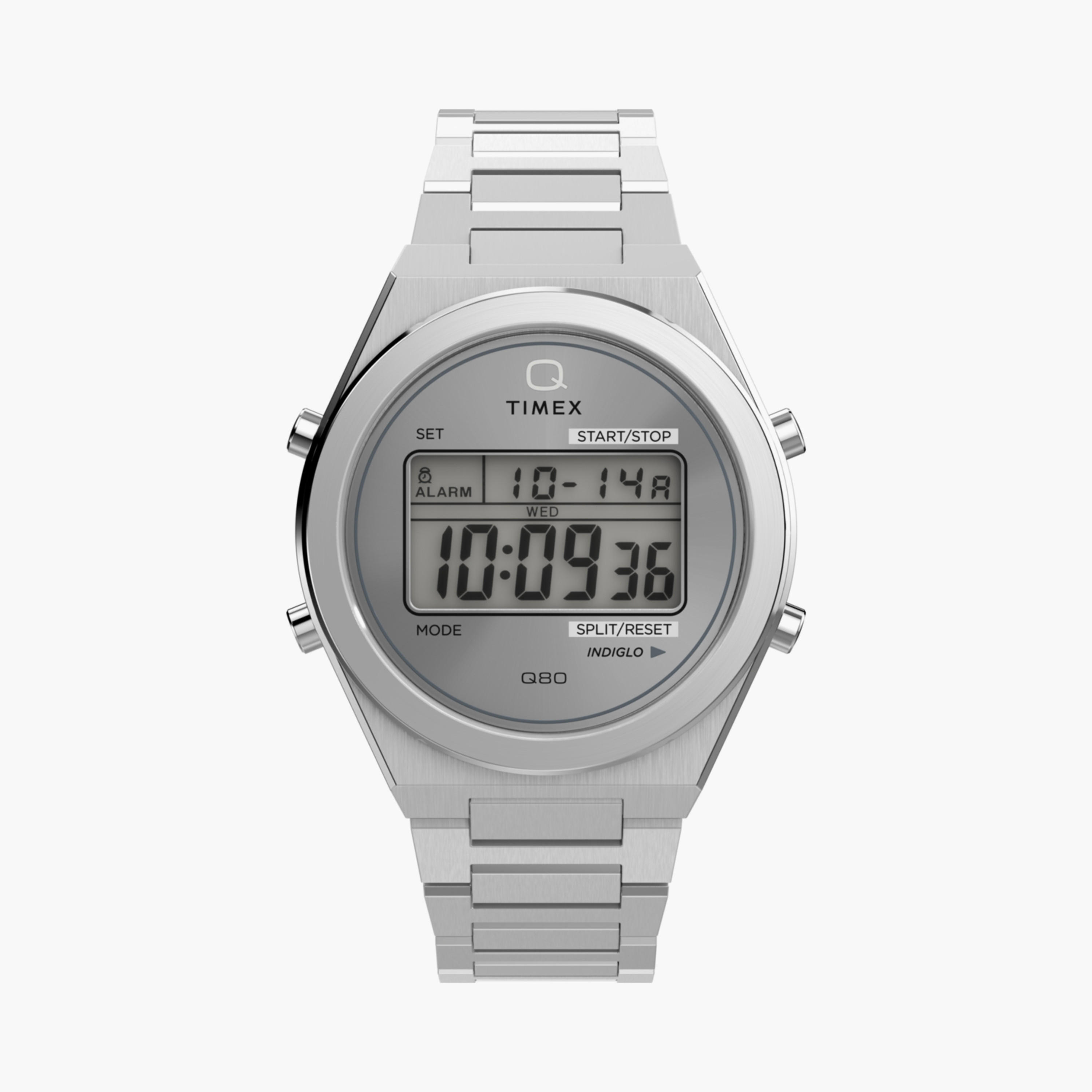 تايمكس ساعة يد رجالية 39 مم ذهبية رقمية ستانلس ستيل | TW2Y09700-men-watchesandjewellery-watches-image-1