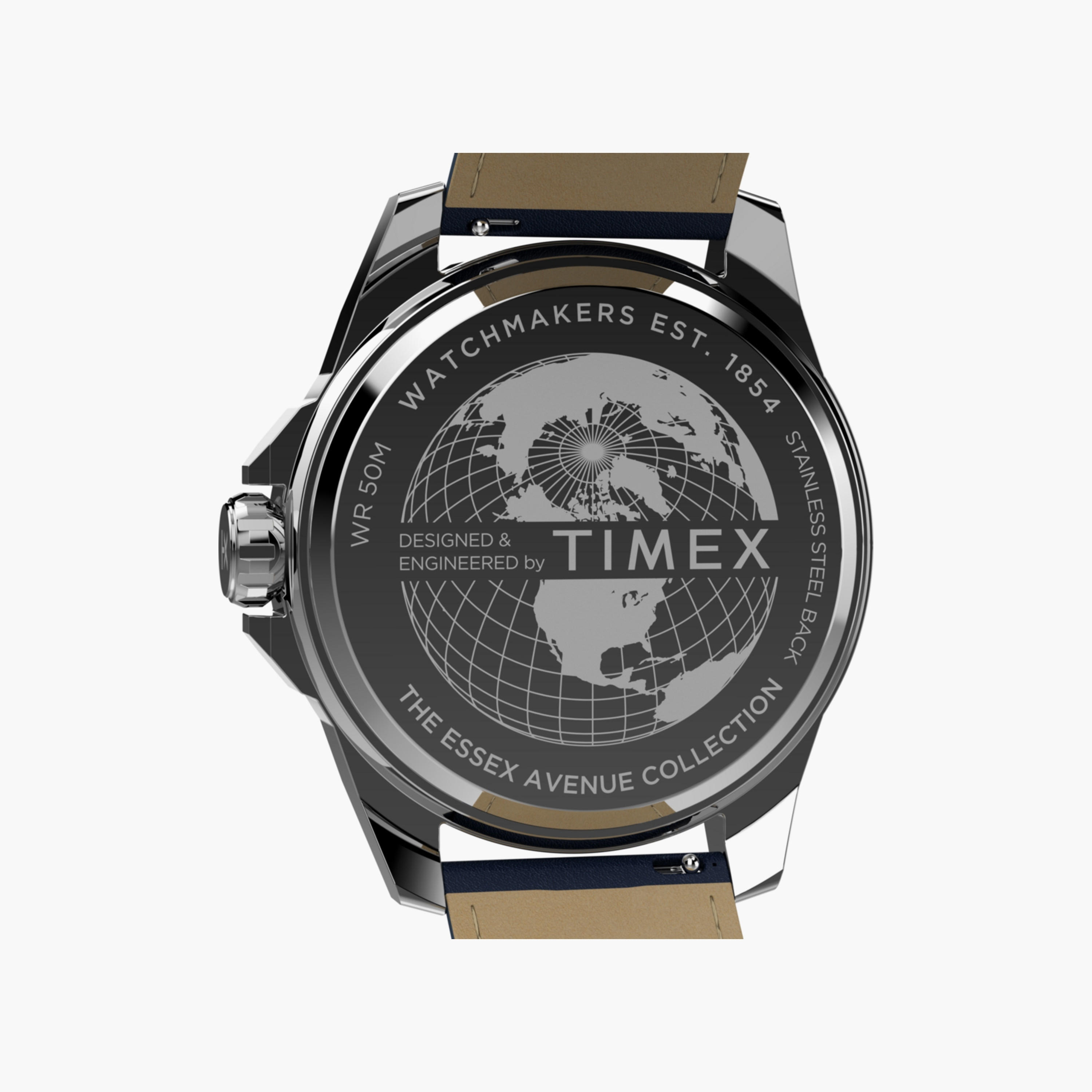 Timex Men's 46 MM Silver Analog Stainless Steel Watch | TW2W79900-men-watchesandjewellery-watches-image-5