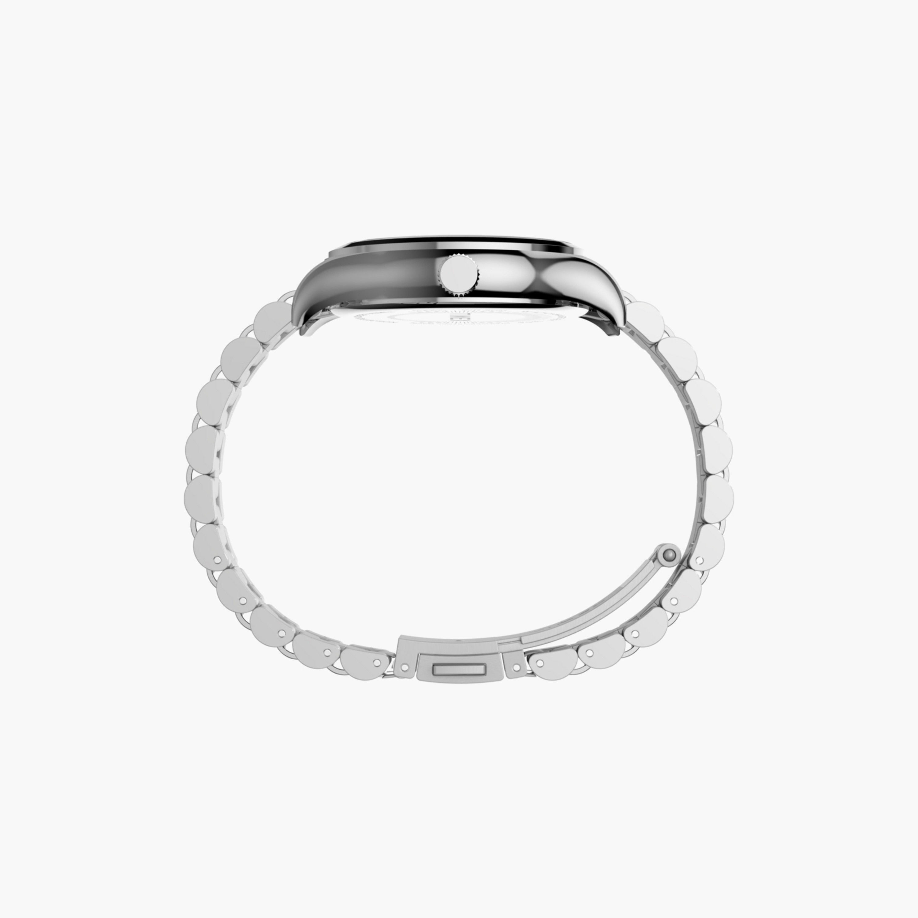 تايمكس ساعة يد نسائية 34 مم فضية أنالوج ستانلس ستيل | TW2W85300-women-watchesandjewellery-watches-image-2