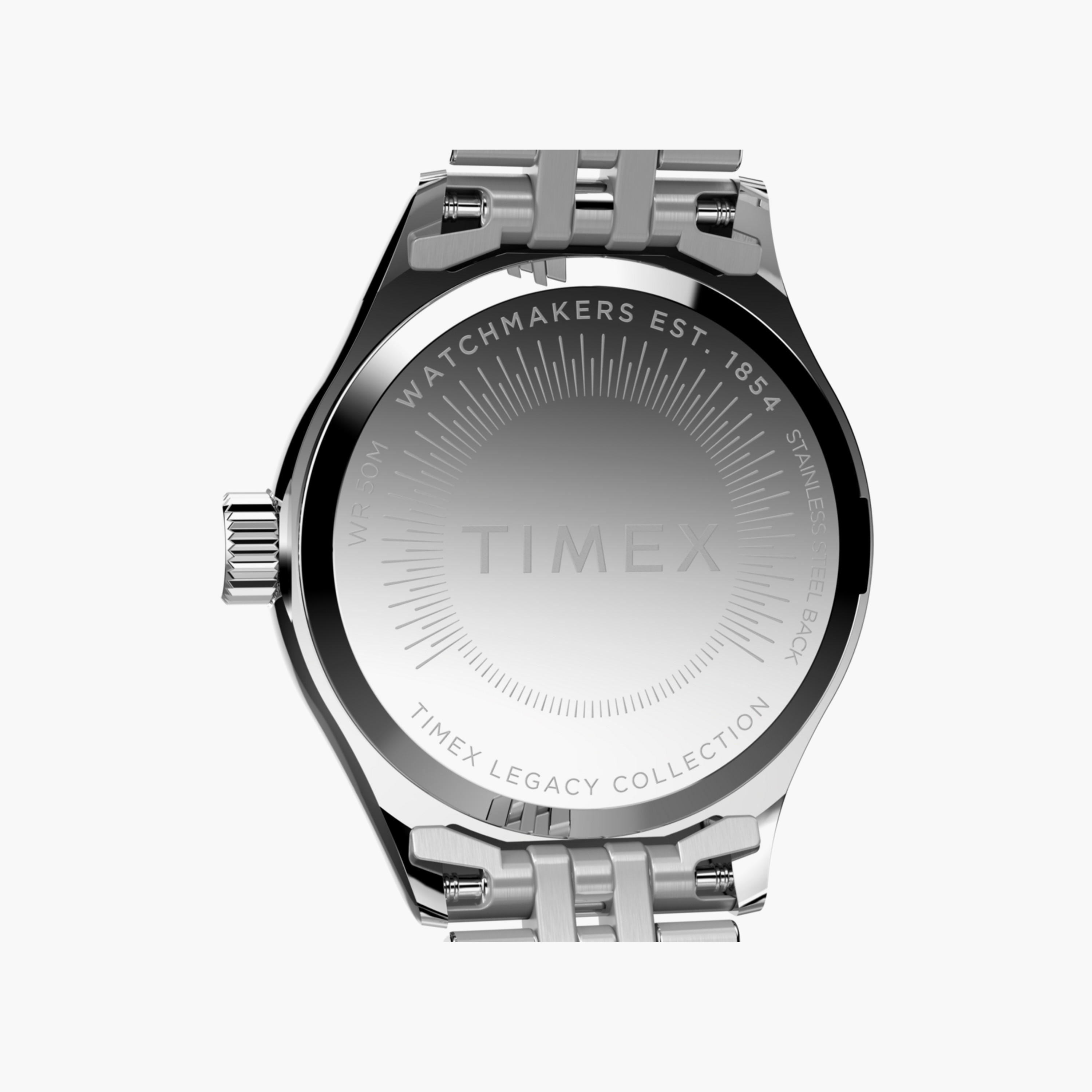 تايمكس ساعة يد نسائية 25 مم فضية أنالوج ستانلس ستيل | TW2W90700-women-watchesandjewellery-watches-image-5