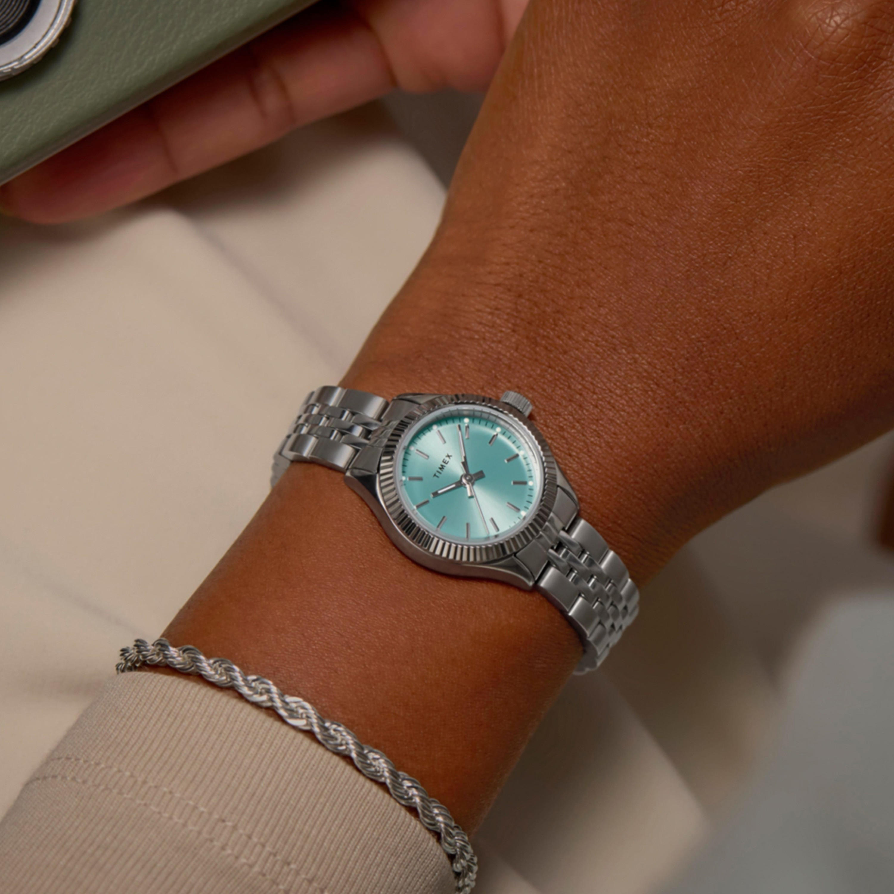 تايمكس ساعة يد نسائية 25 مم فضية أنالوج ستانلس ستيل | TW2W90700-women-watchesandjewellery-watches-image-6