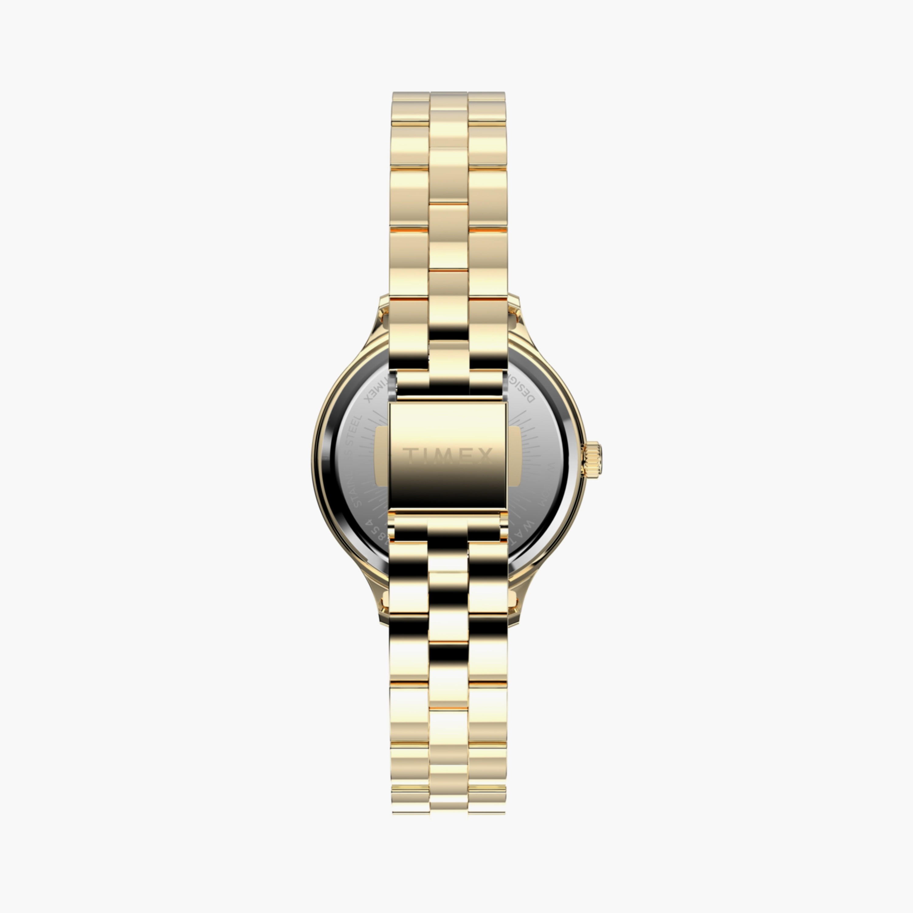 Timex Women's 32 MM Gold Analog Stainless Steel Watch | TW2W98200-women-watchesandjewellery-watches-image-3