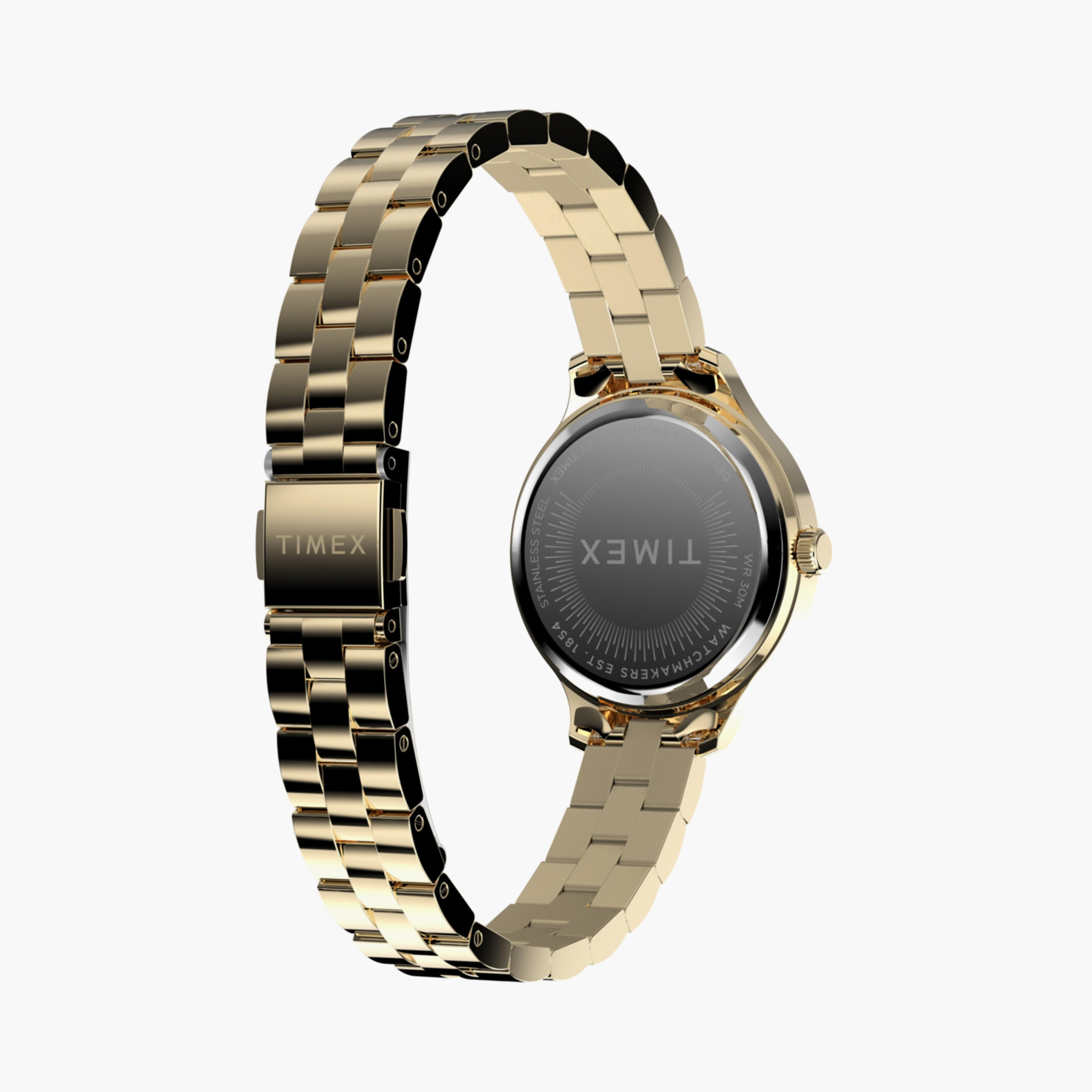 Timex Women's 32 MM Gold Analog Stainless Steel Watch | TW2W98200-women-watchesandjewellery-watches-image-4