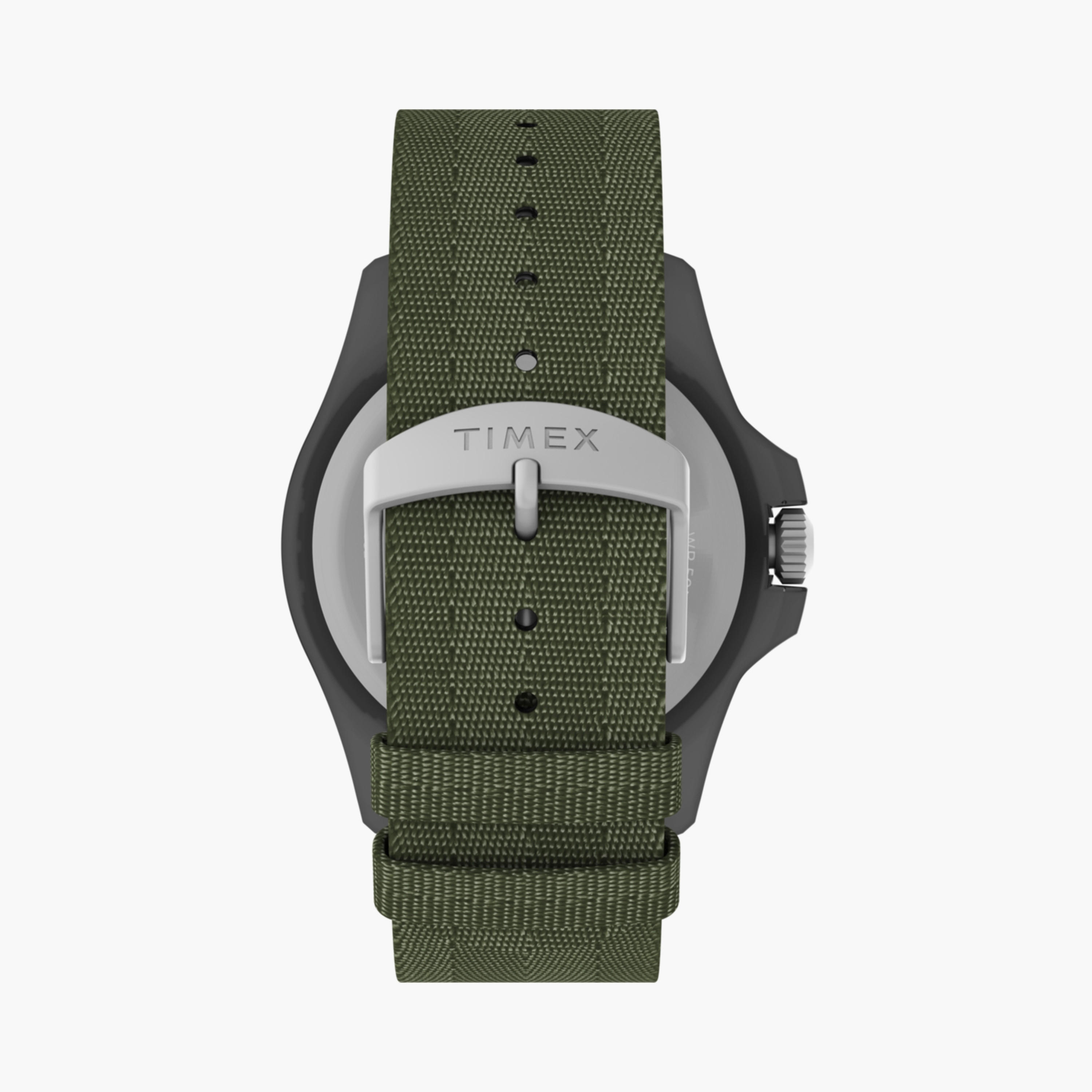 تايمكس ساعة يد رجالية 46 مم زرقاء أنالوج قماش | TW2V40300-men-watchesandjewellery-watches-image-9