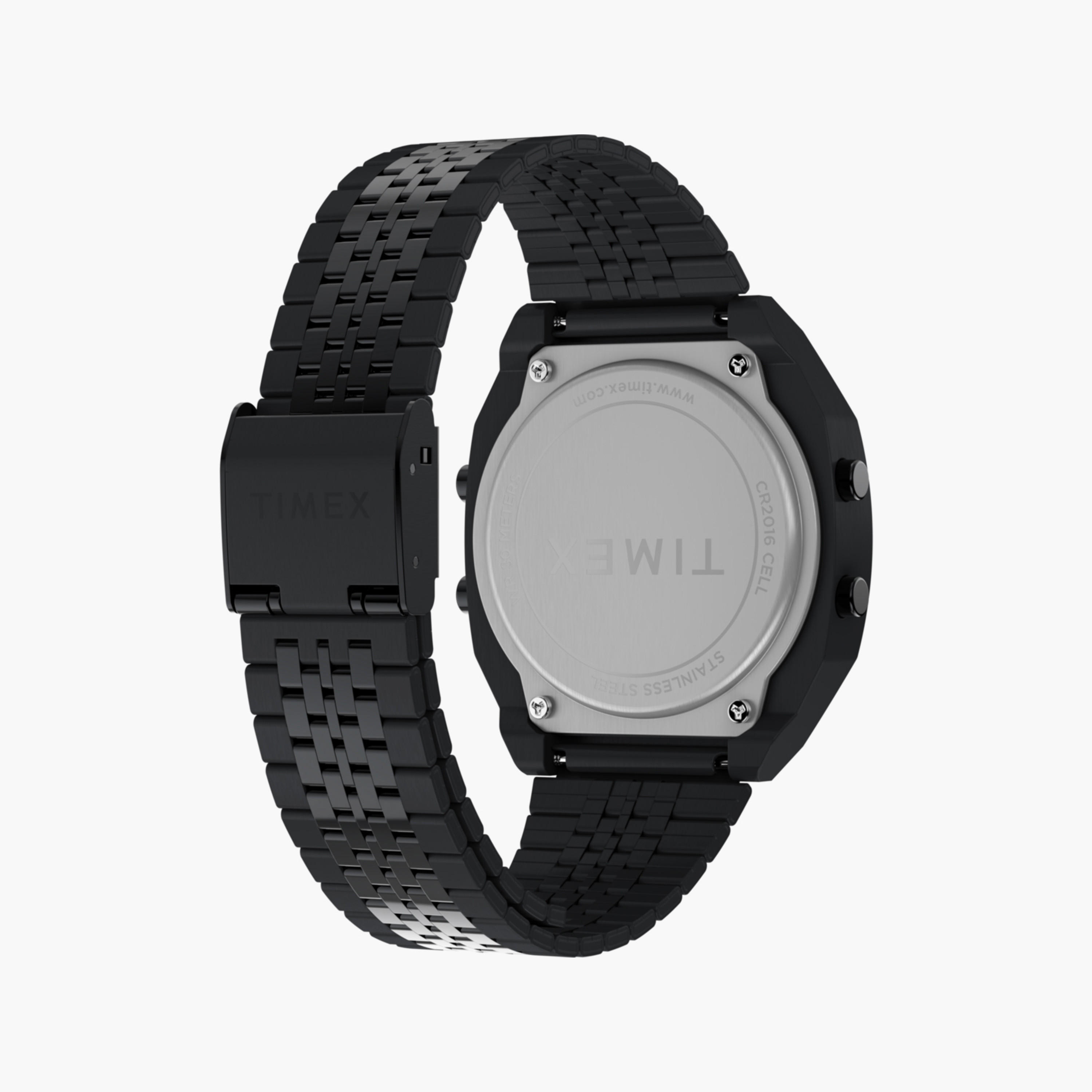 Timex Men's 36 MM Black Digital Stainless Steel Watch | TW2W91600-men-watchesandjewellery-watches-image-4