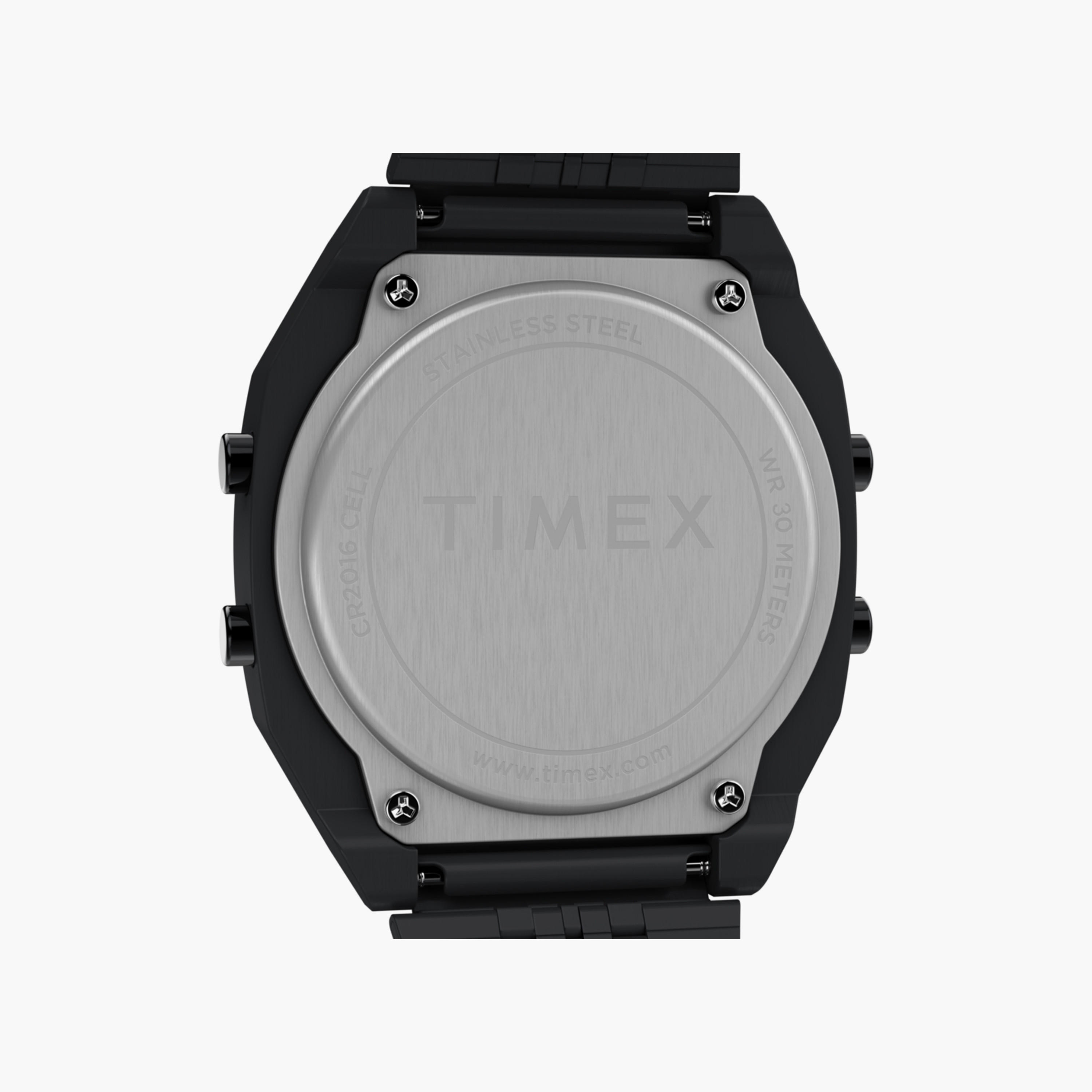 Timex Men's 36 MM Black Digital Stainless Steel Watch | TW2W91600-men-watchesandjewellery-watches-image-5