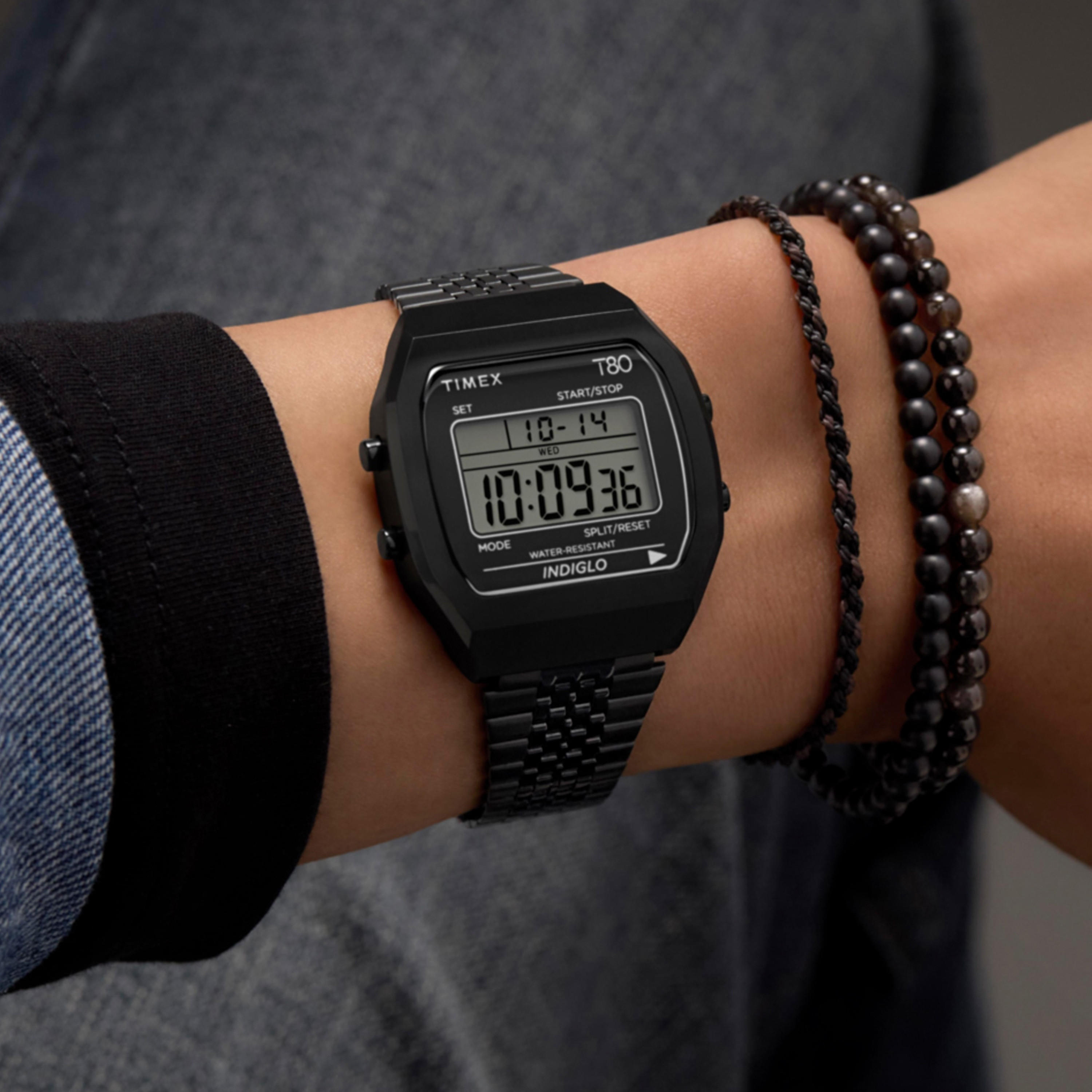 Timex Men's 36 MM Black Digital Stainless Steel Watch | TW2W91600-men-watchesandjewellery-watches-image-6