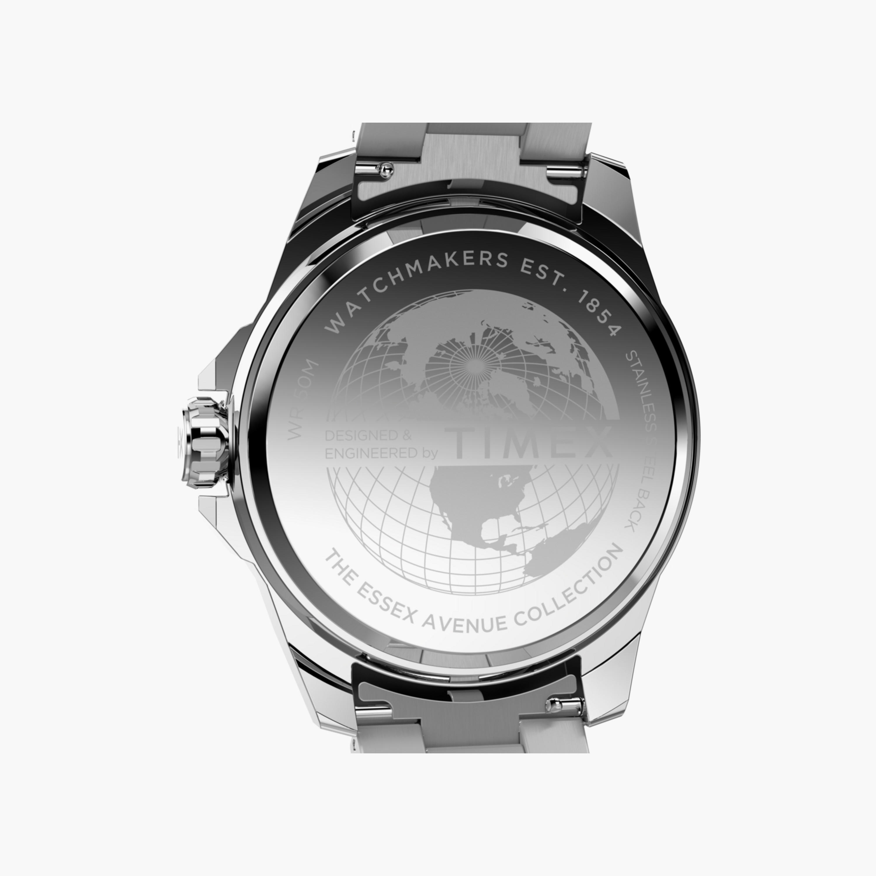 Timex Men's 46 MM Silver Analog Stainless Steel Watch | TW2W92700-men-watchesandjewellery-watches-image-5