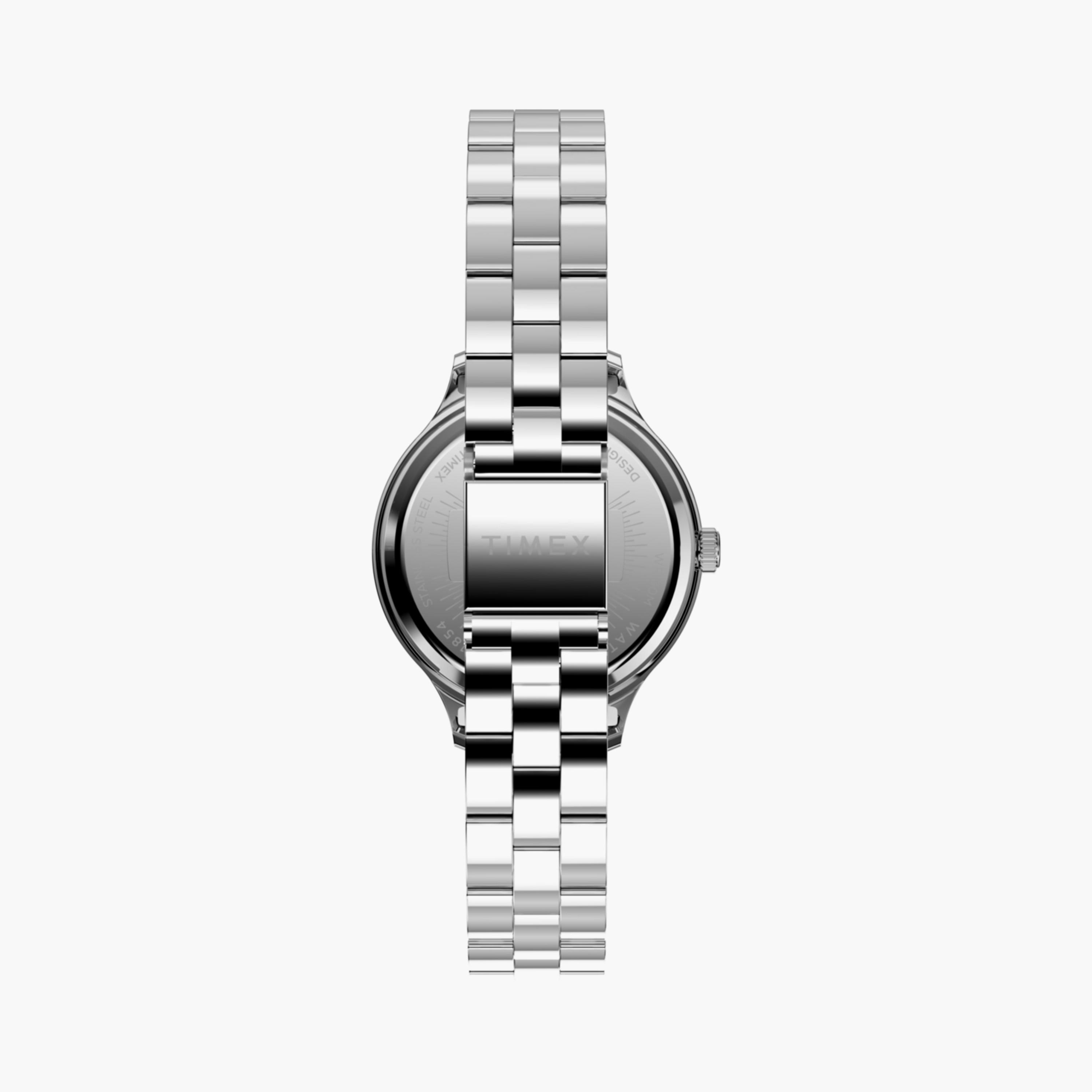 تايمكس ساعة يد نسائية 32 مم ذهبية أنالوج ستانلس ستيل | TW2W98200-women-watchesandjewellery-watches-image-9