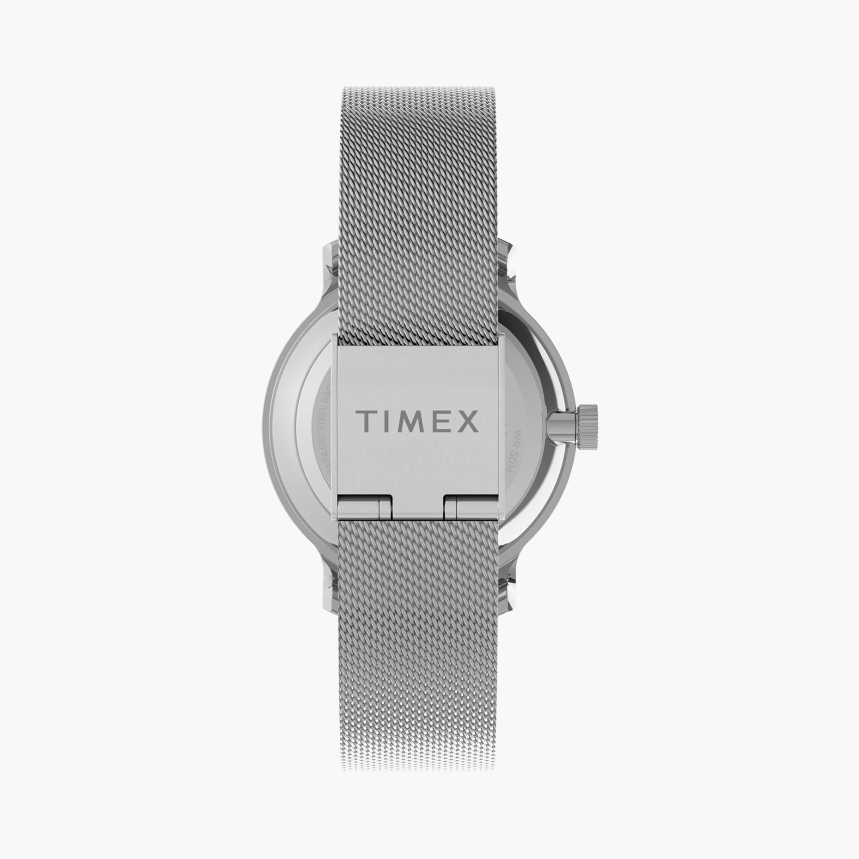 Timex Women's 31 MM Silver Analog Stainless Steel Watch | TW2U92900-women-watchesandjewellery-watches-image-3